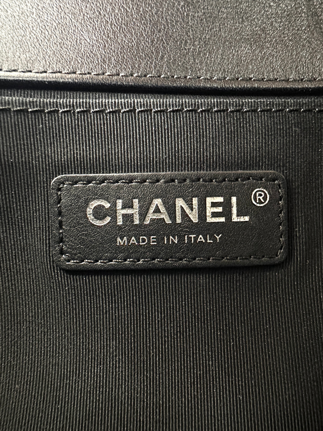 Chanel LeBoy Black Tweed With Pearl Embellishment Flap Bag With Silver Bucket(26***62) CC1822