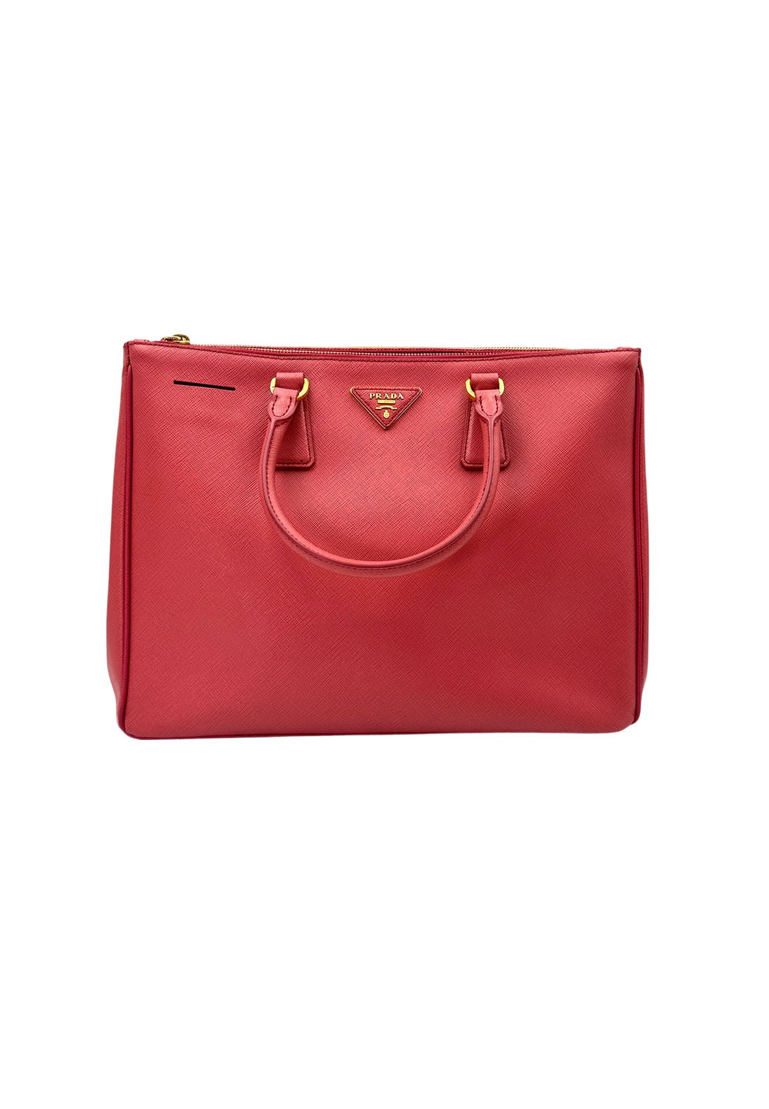 Prada Galleria Red Saffiano Leather Large Size Handle Bag PR287