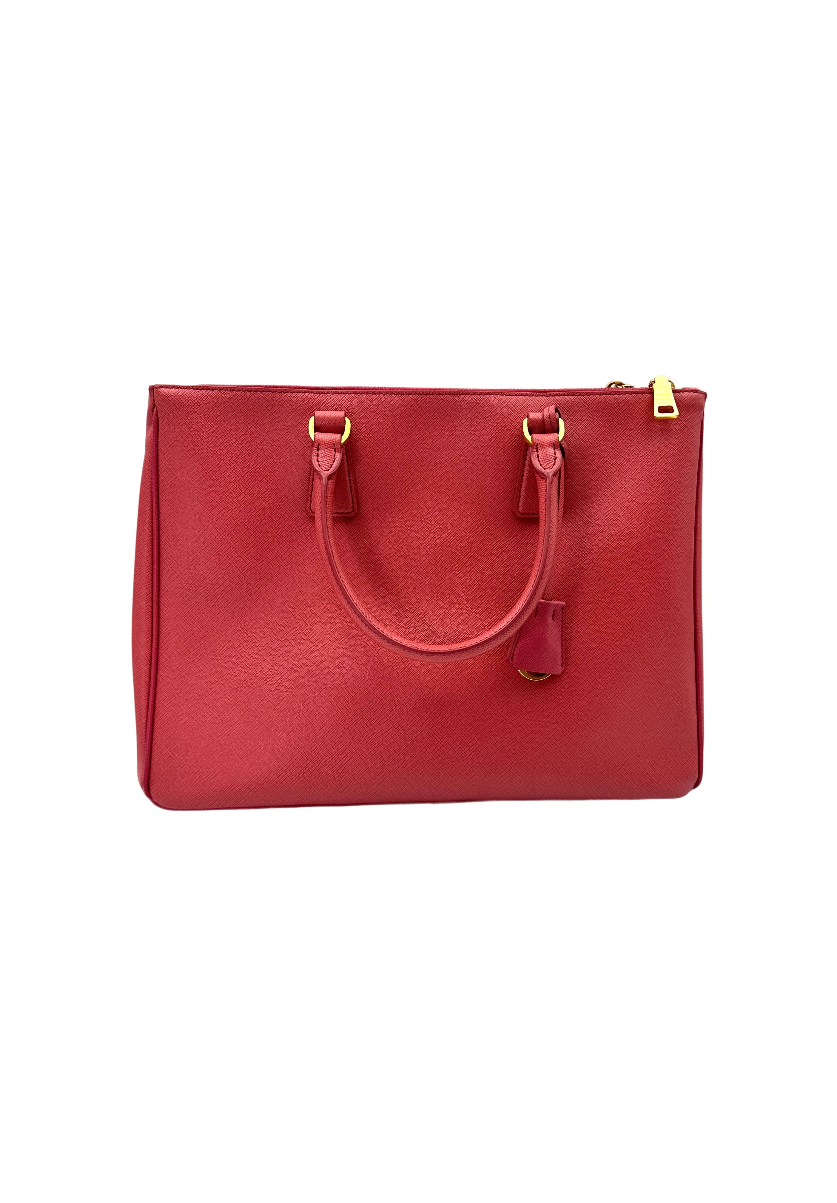 Prada Galleria Red Saffiano Leather Large Size Handle Bag PR287