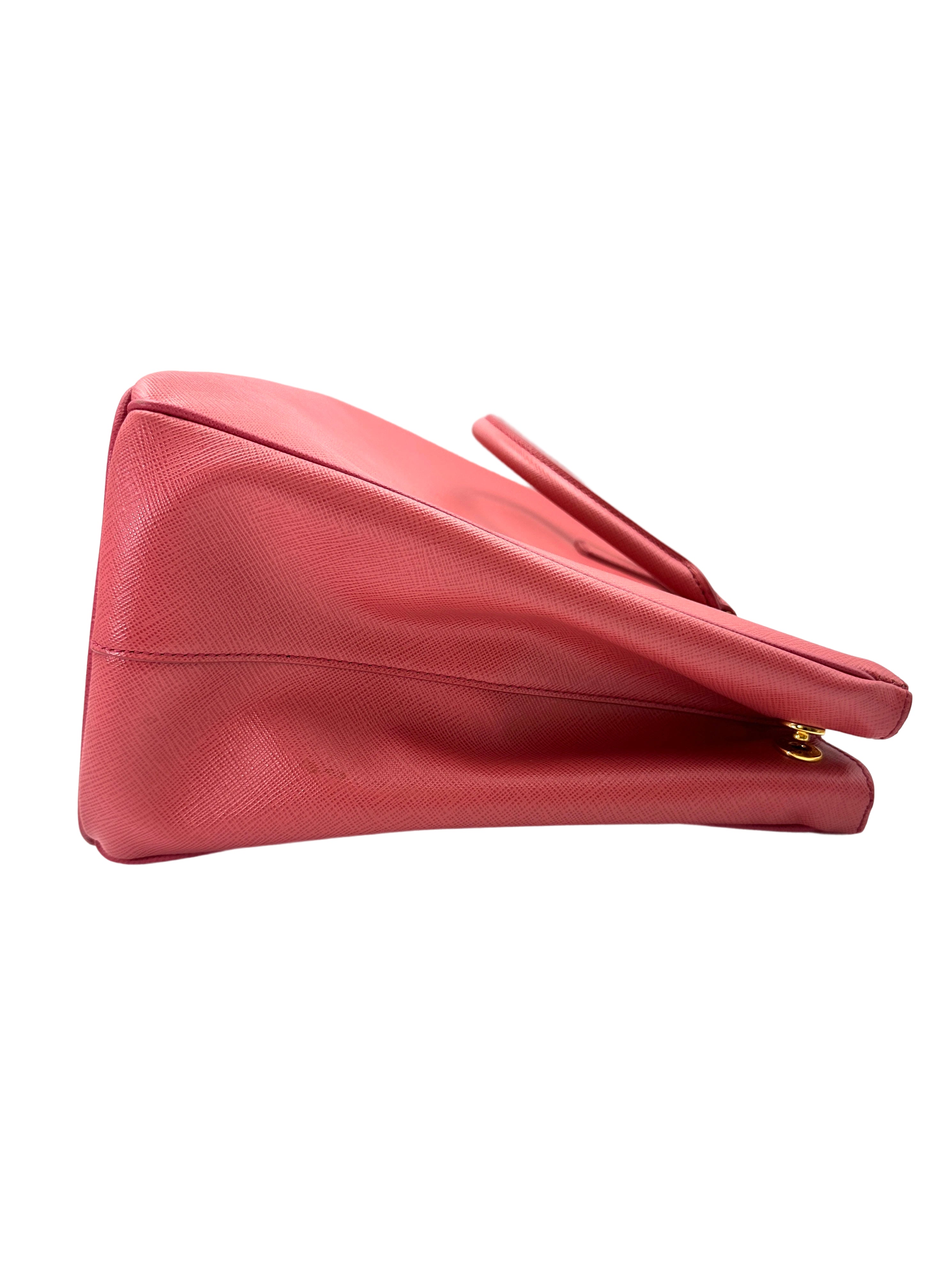Prada Galleria Red Saffiano Leather Large Size Handle Bag PR287