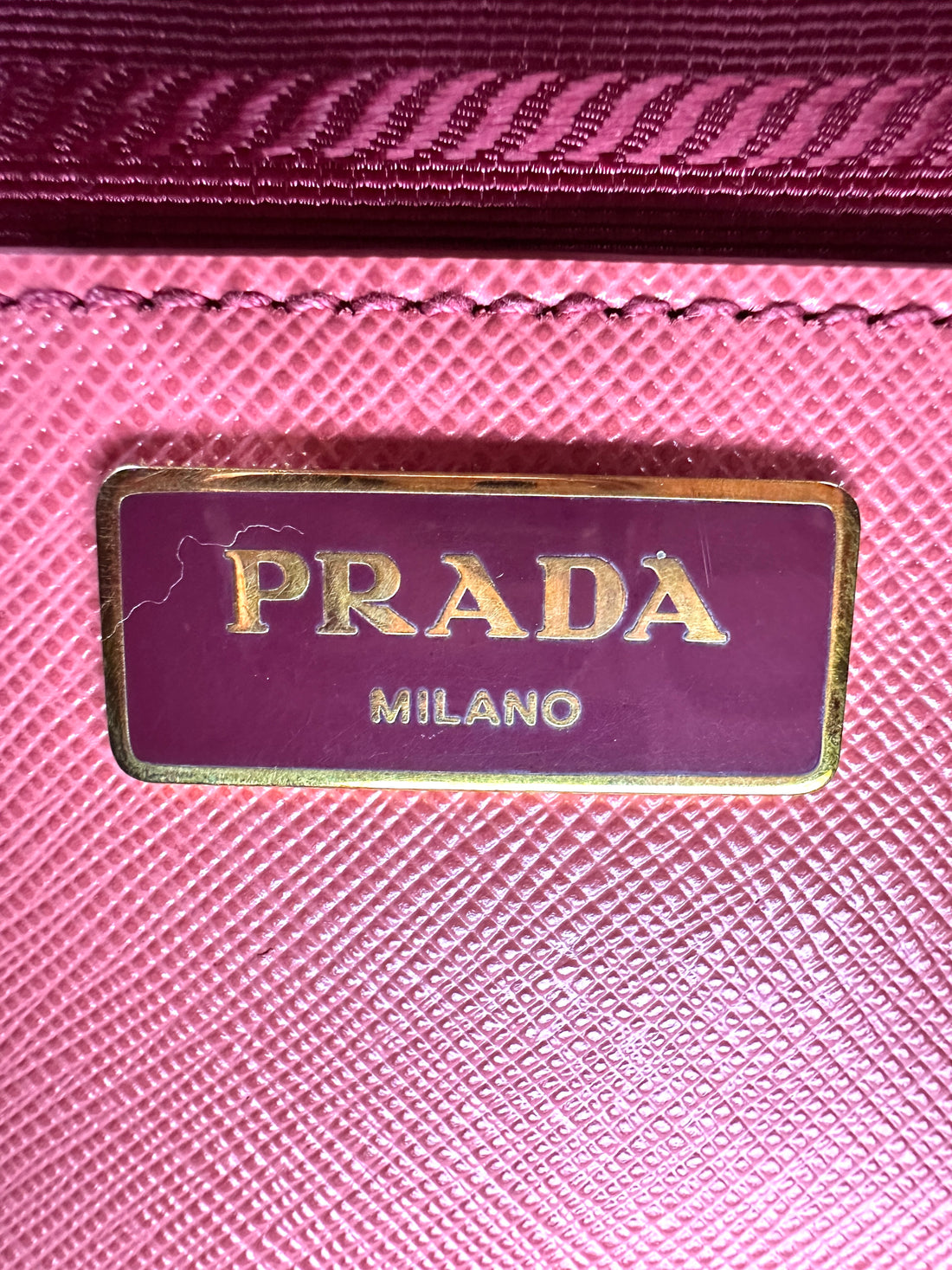 Prada Galleria Red Saffiano Leather Large Size Handle Bag PR287