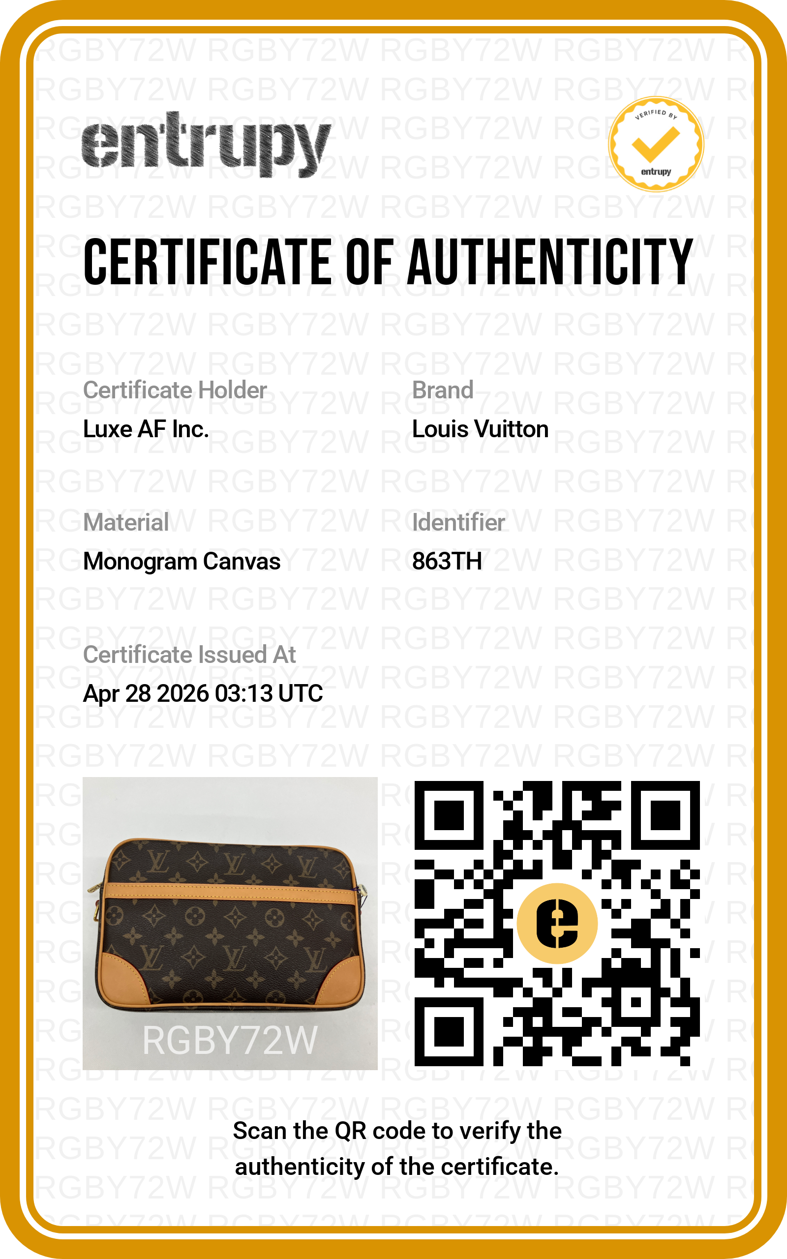 Louis Vuitton Trocadero Monogram Canvas Bag LV2491
