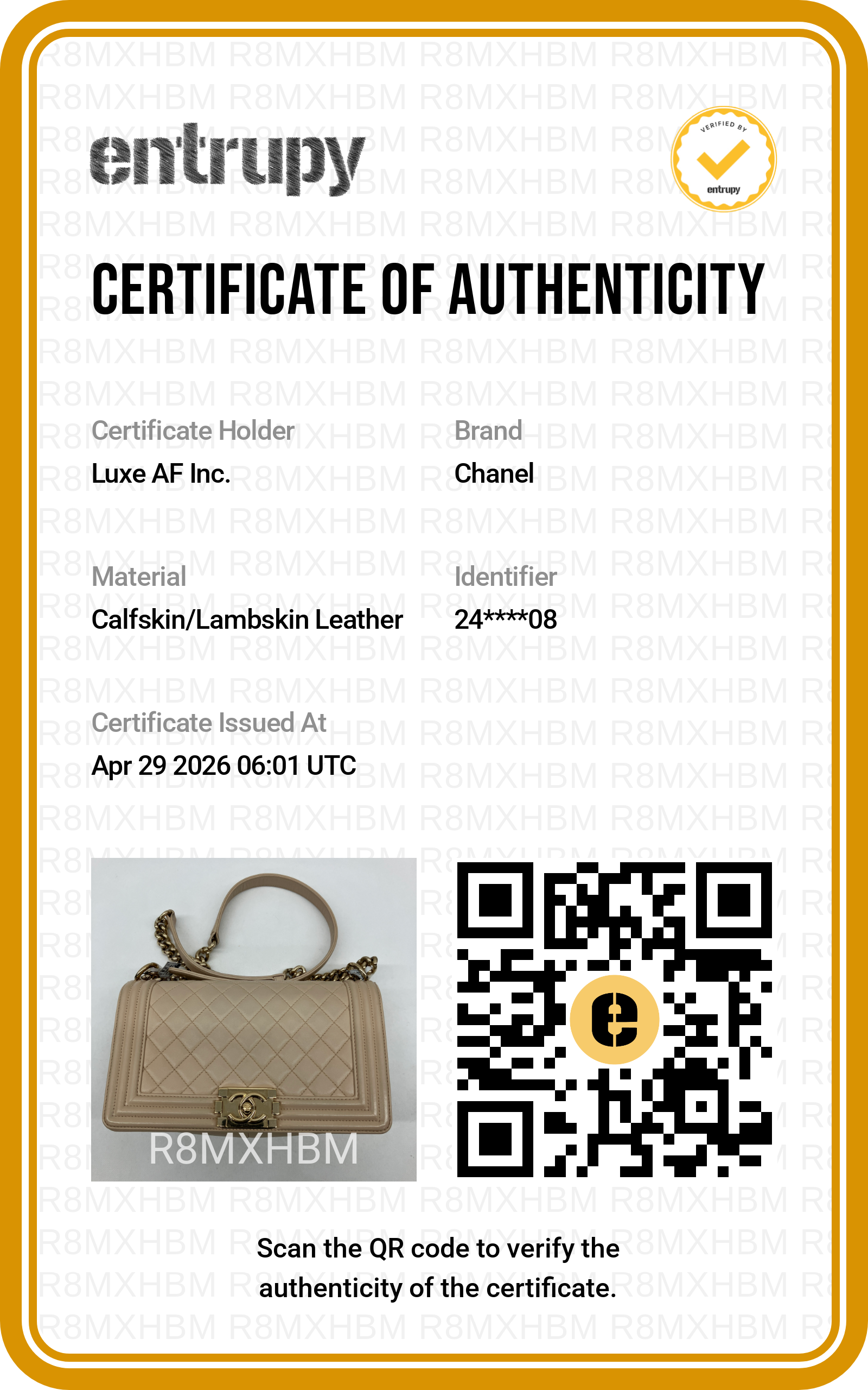 Chanel LeBoy White Quilted Leather Flap Bag With Gold Buckle(24***08) CC1835