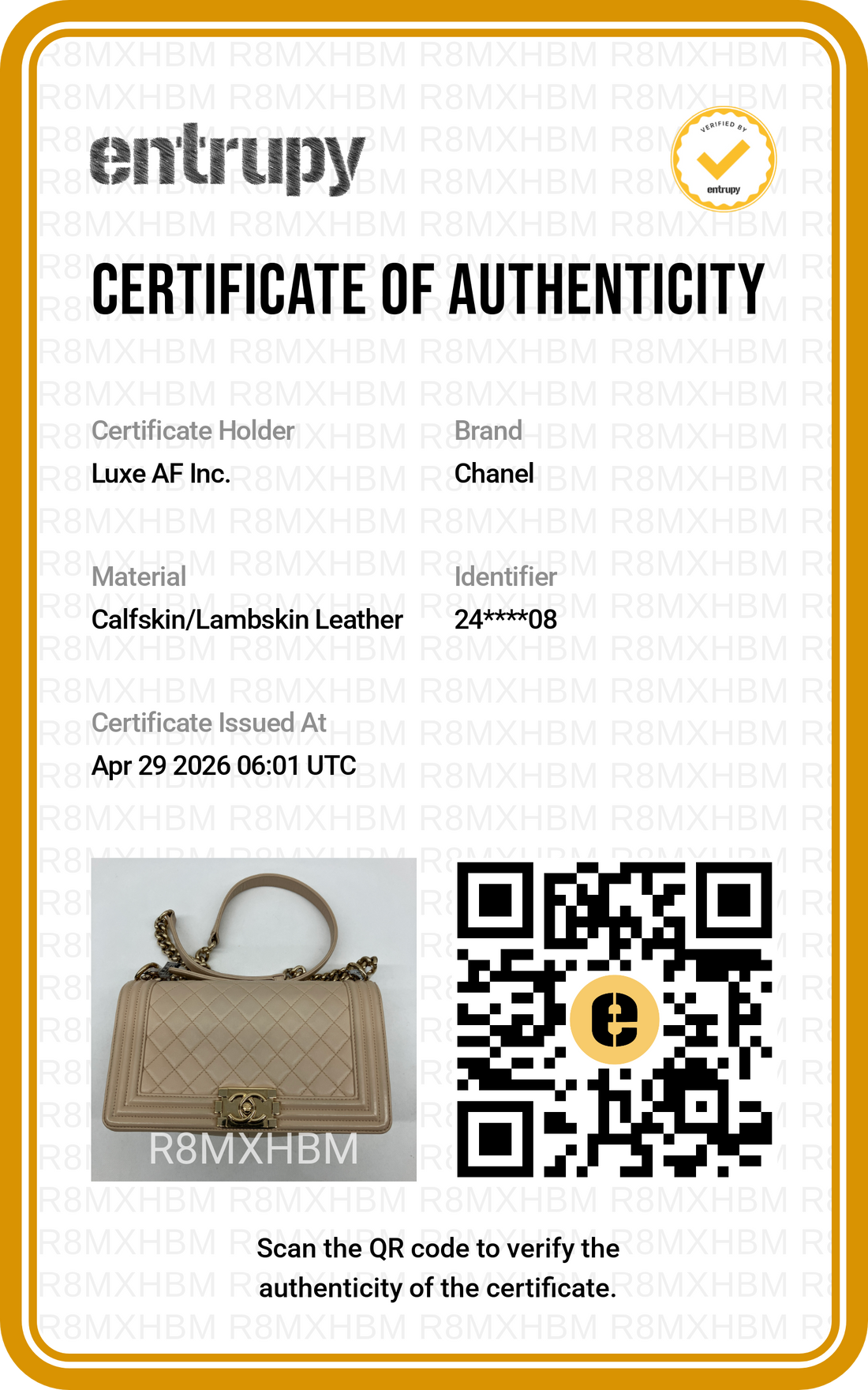Chanel LeBoy White Quilted Leather Flap Bag With Gold Buckle(24***08) CC1835
