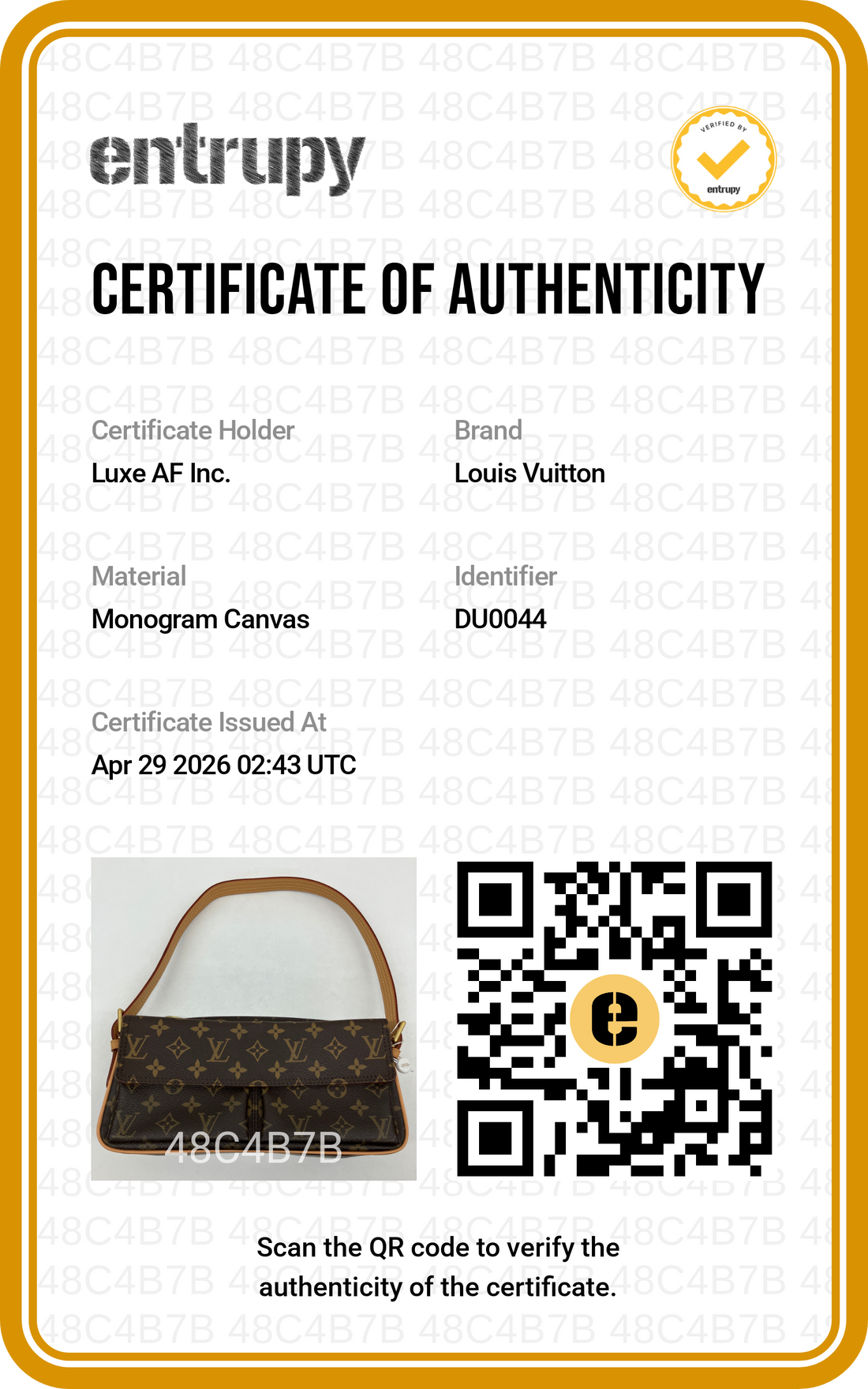 Louis Vuitton Viva Cite Monogram Canvas Shoulder Bag LV2494