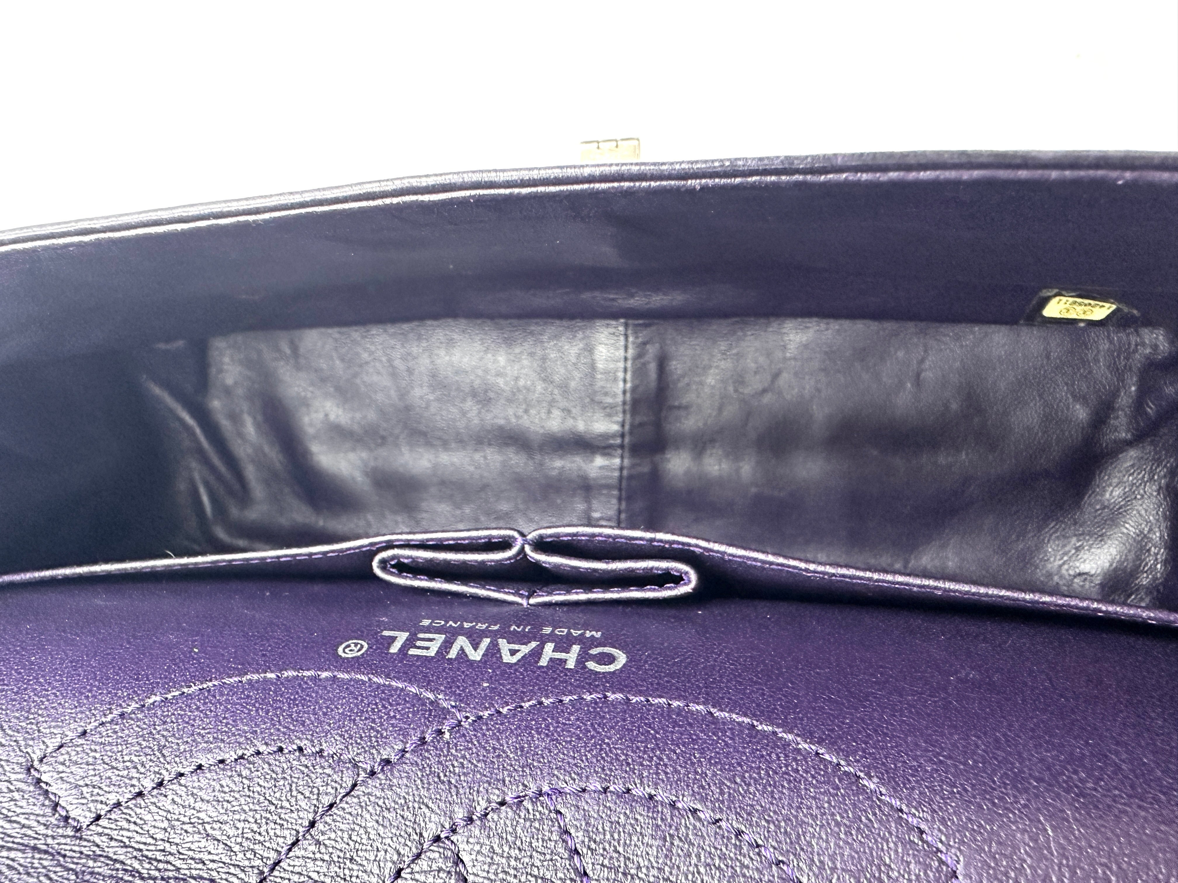 Chanel 2.55 Reissue Black Quilted Patent Leather Flap Bag With Silver Buckle(14***11) CC1828