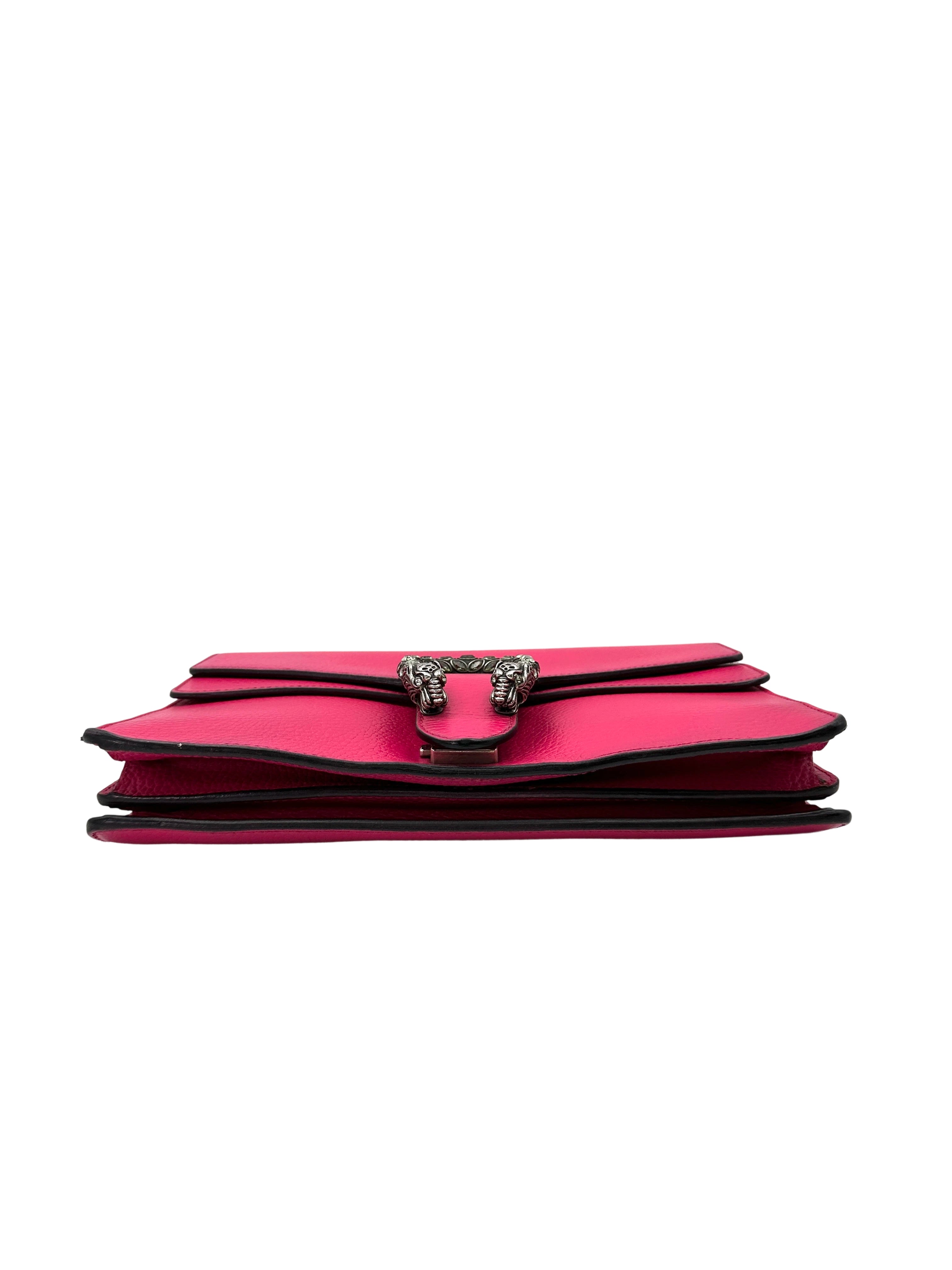 Gucci Dionysus Pink Leather Shoulder Bag GG883
