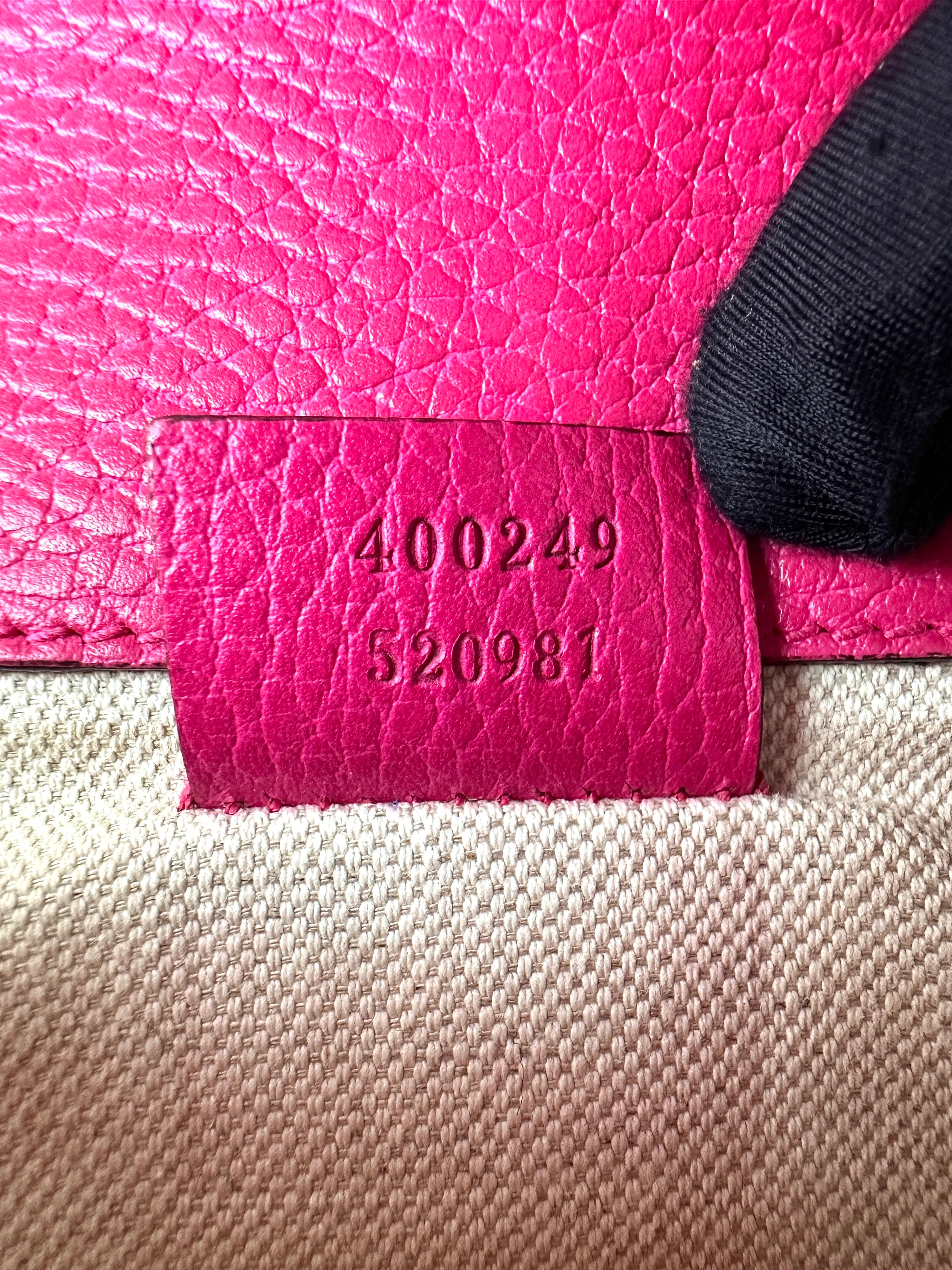 Gucci Dionysus Pink Leather Shoulder Bag GG883