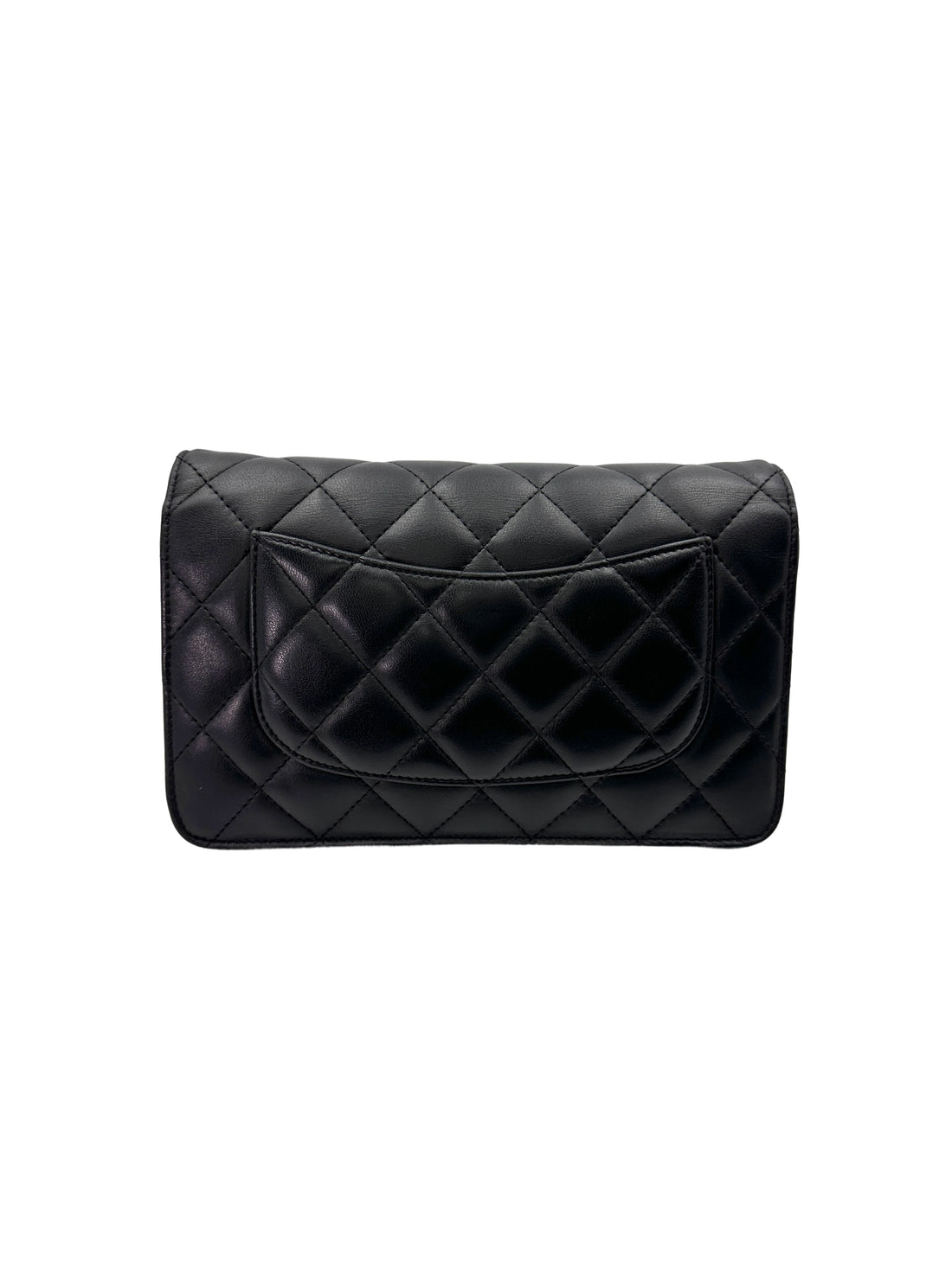 Chanel Black Quilted Leather Wallet On Chain(13***89) CC1831