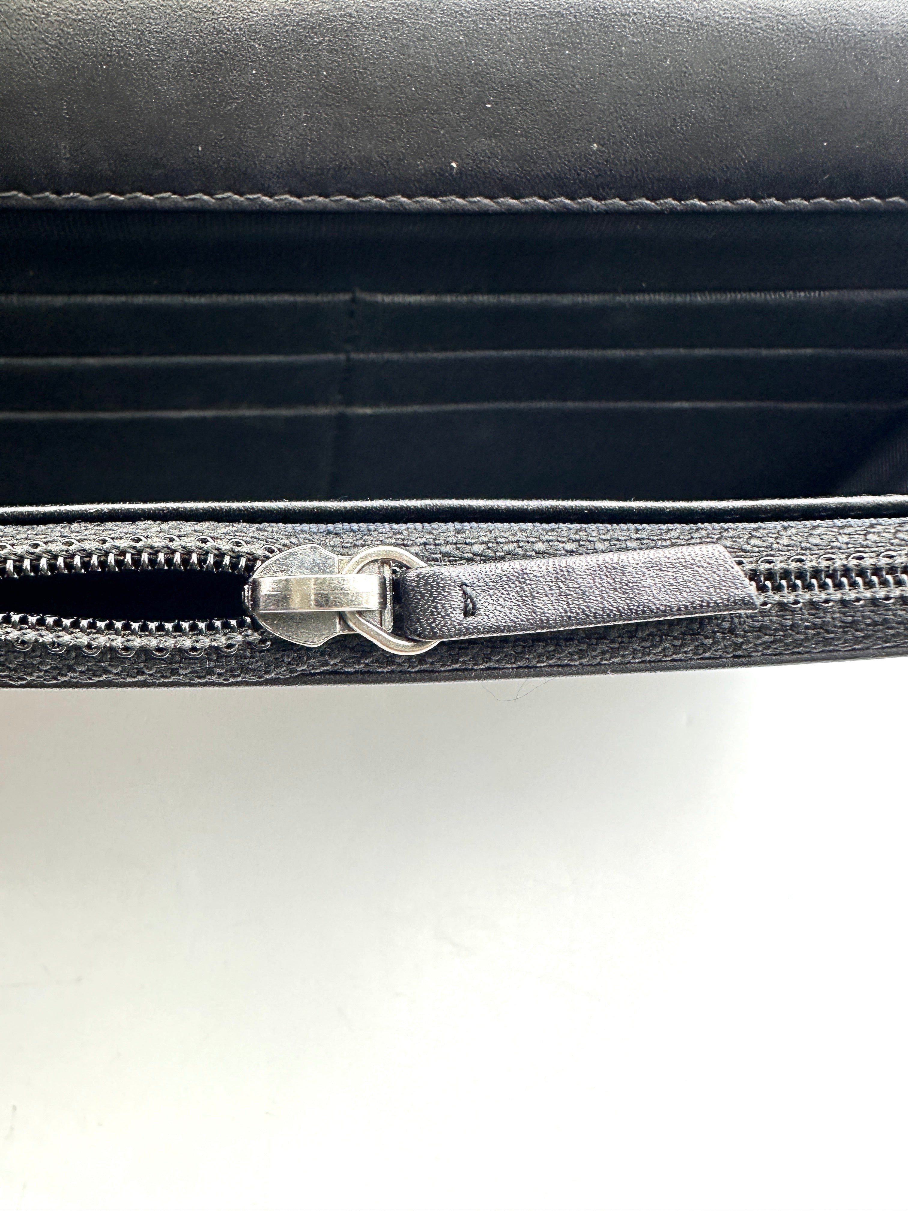 Chanel Black Quilted Patent Leather Wallet On Chain(19***13) CC1836