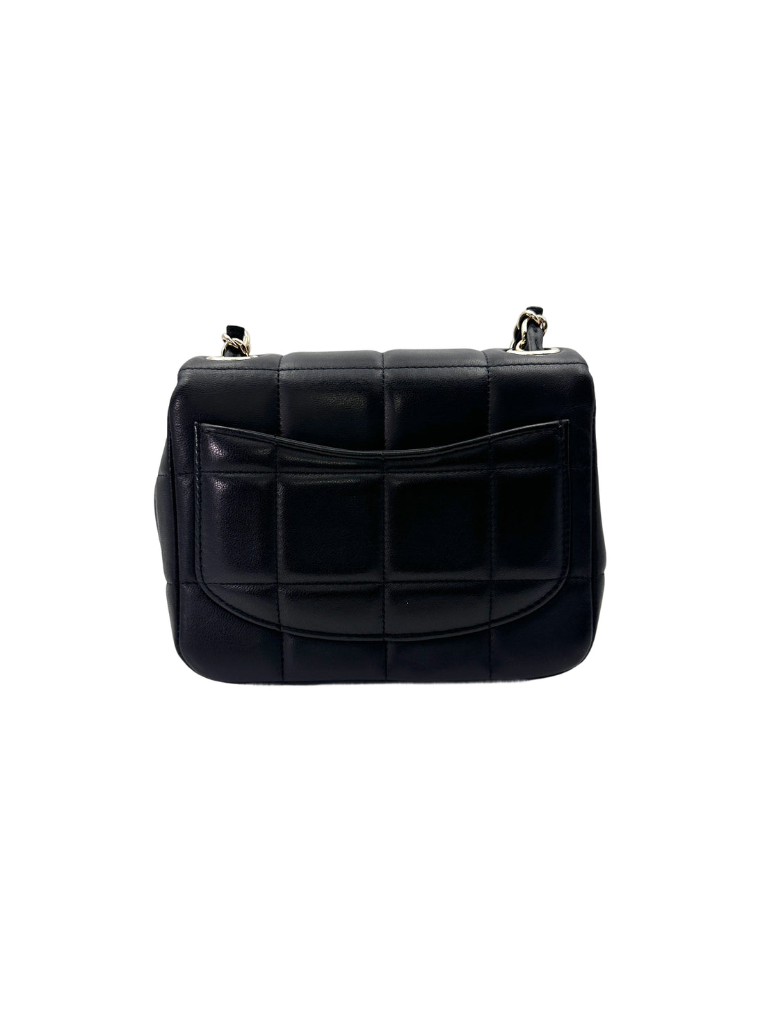 Chanel 23P Black Chocolate Bar Flap Bag With Gold Hardware(N0***71) CC1826