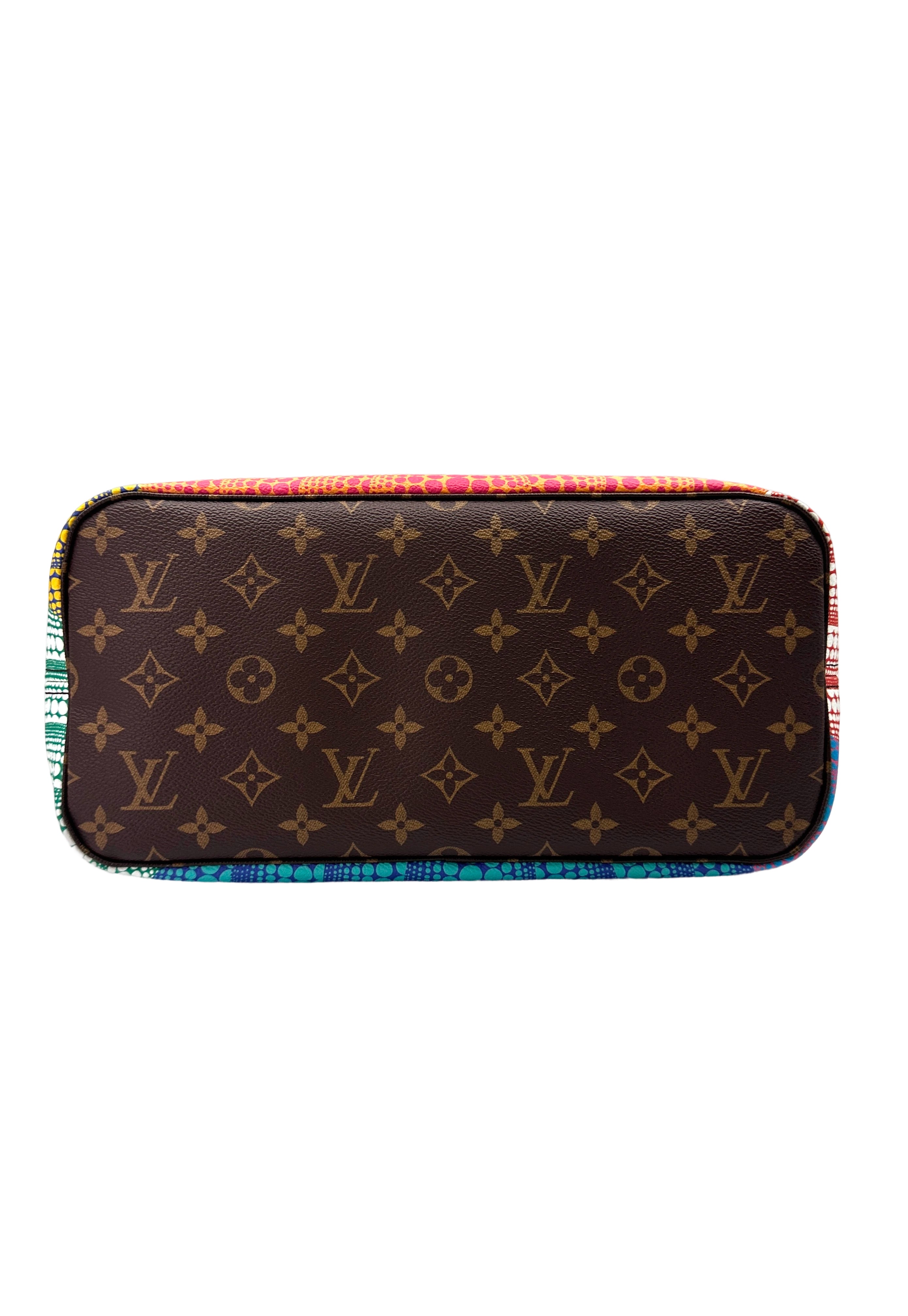 Louis Vuitton x Yayoi Kusama Neverfull Monogram Pumpkin Handle Bag LV2507