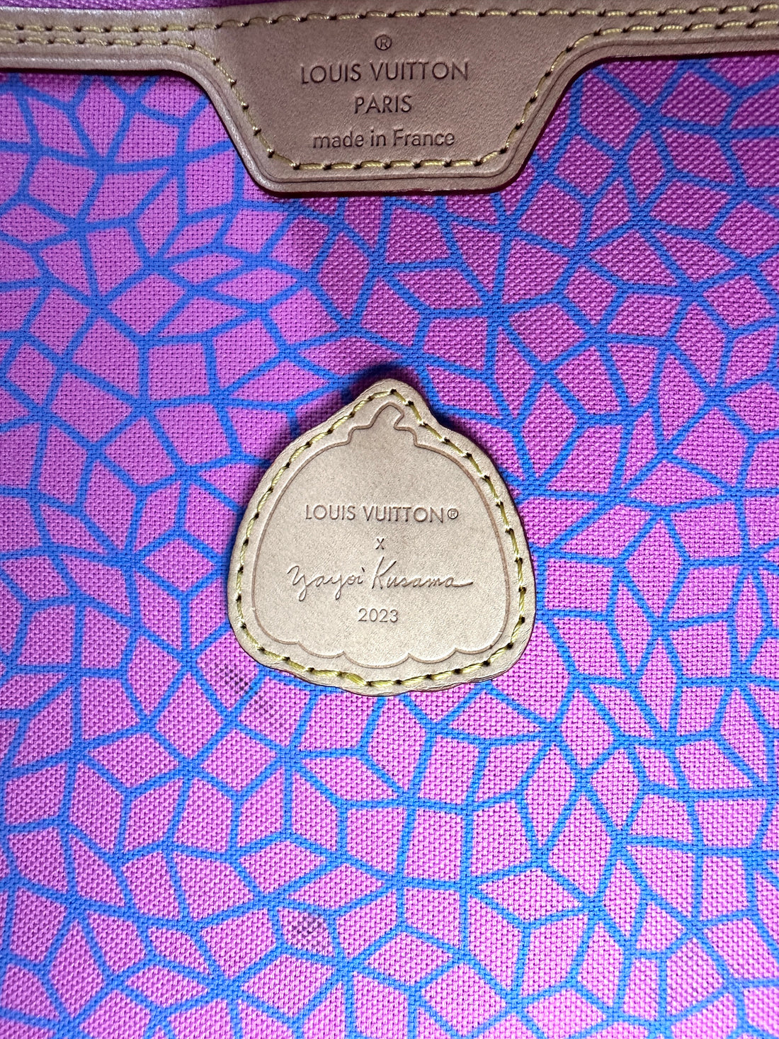 Louis Vuitton x Yayoi Kusama Neverfull Monogram Pumpkin Handle Bag LV2507