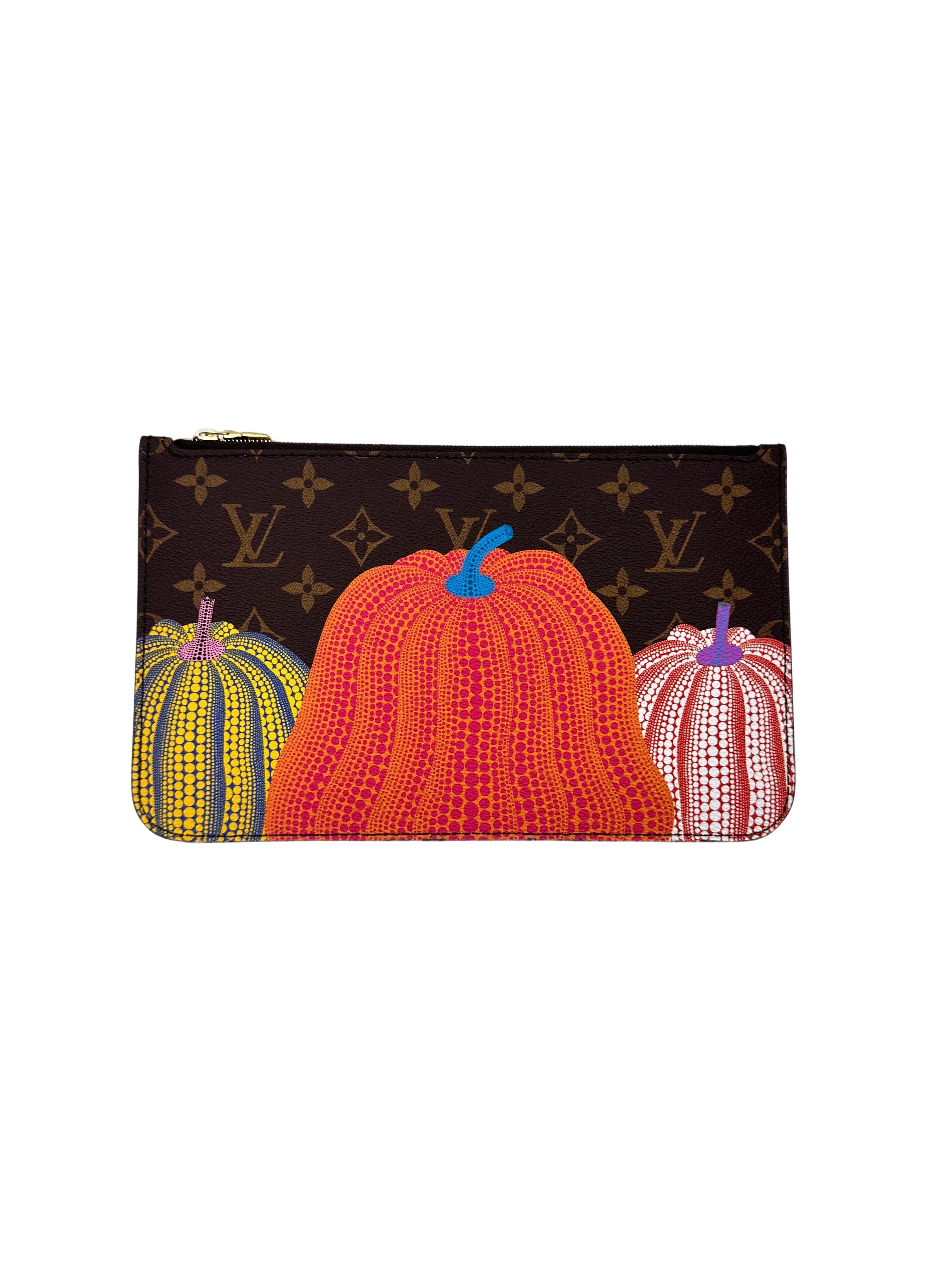 Louis Vuitton x Yayoi Kusama Neverfull Monogram Pumpkin Handle Bag LV2507