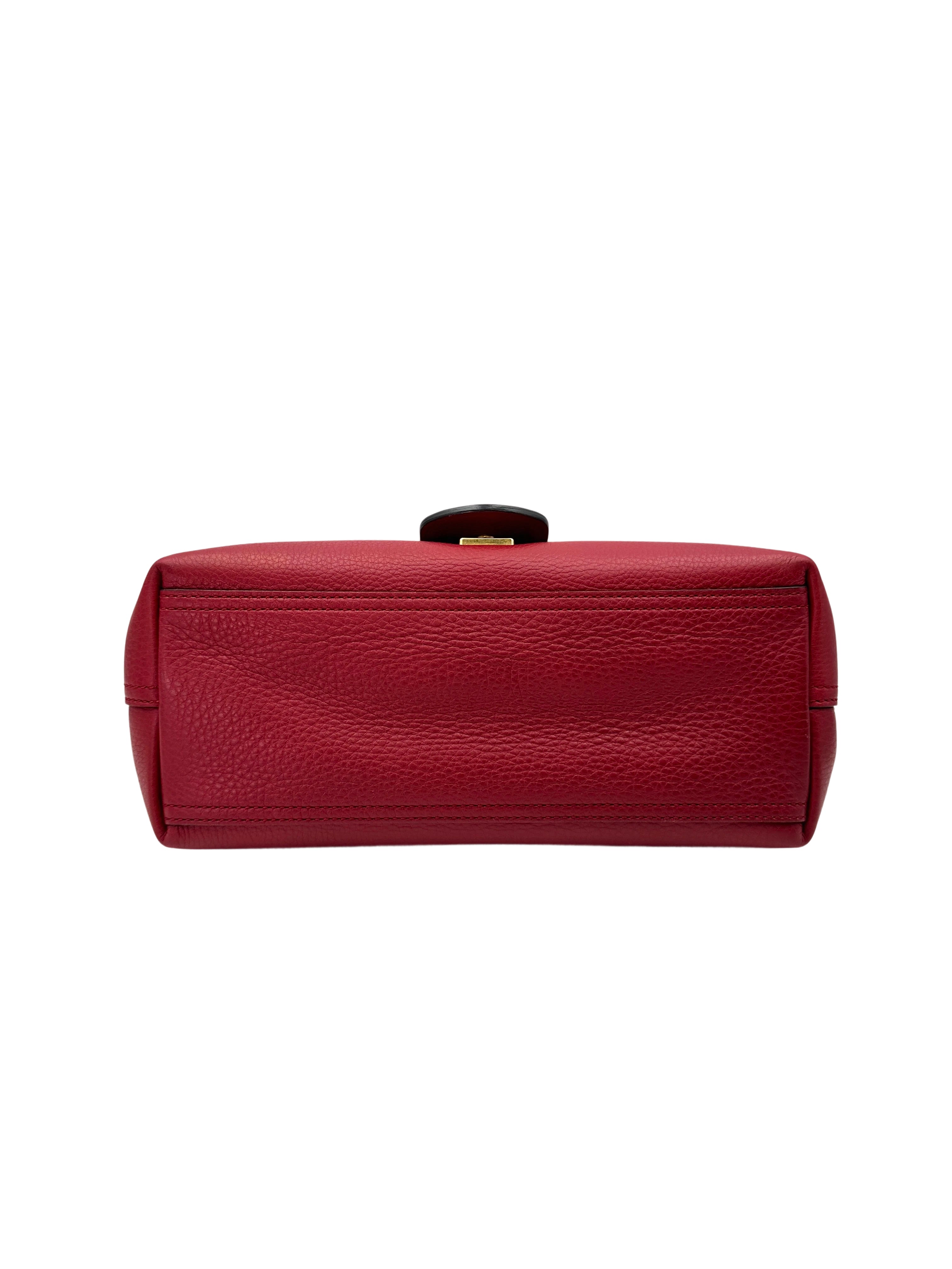 Gucci GG Marmont Red Raffia Woven Shoulder Bag GG873