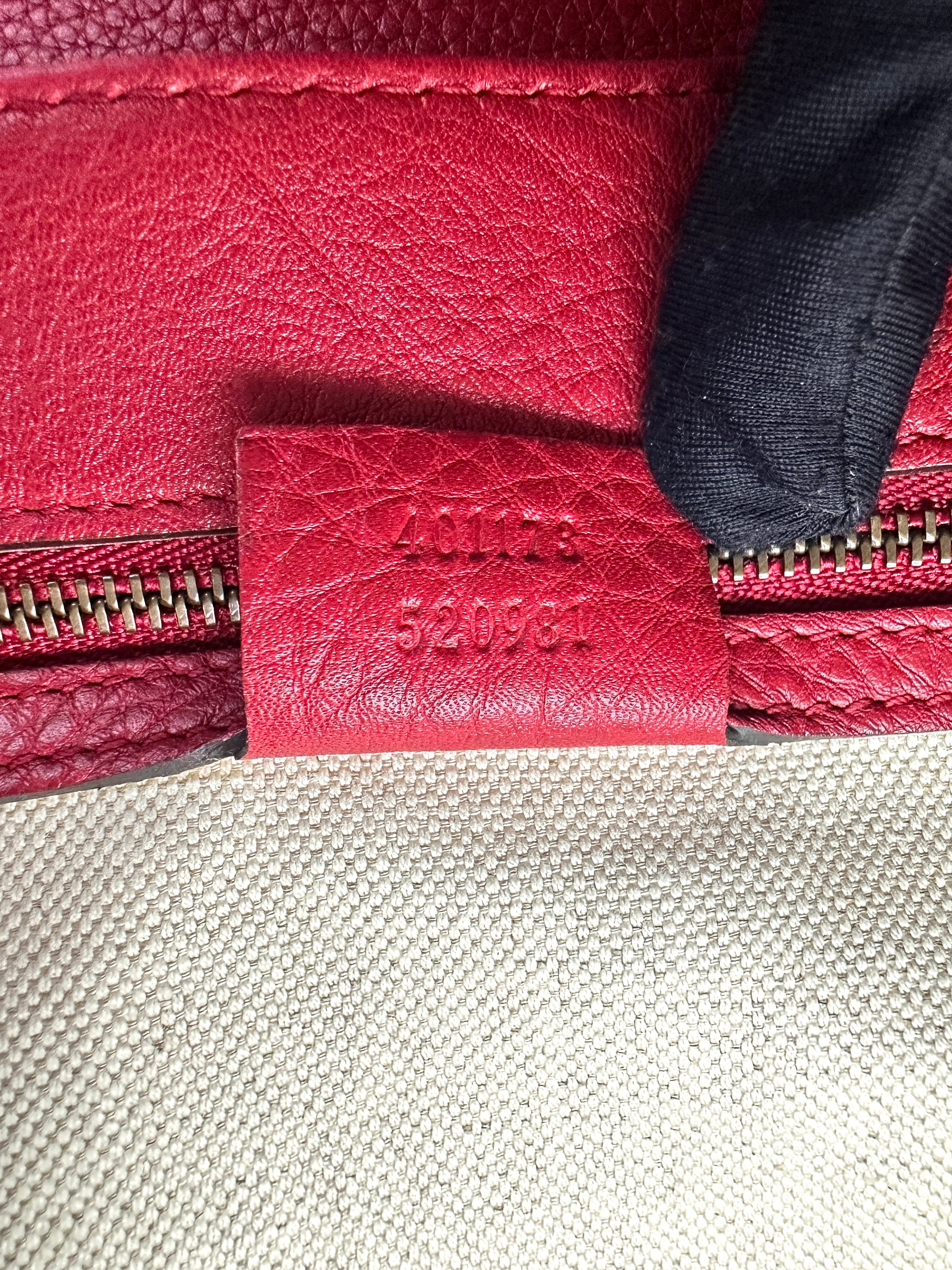 Gucci GG Marmont Red Raffia Woven Shoulder Bag GG873