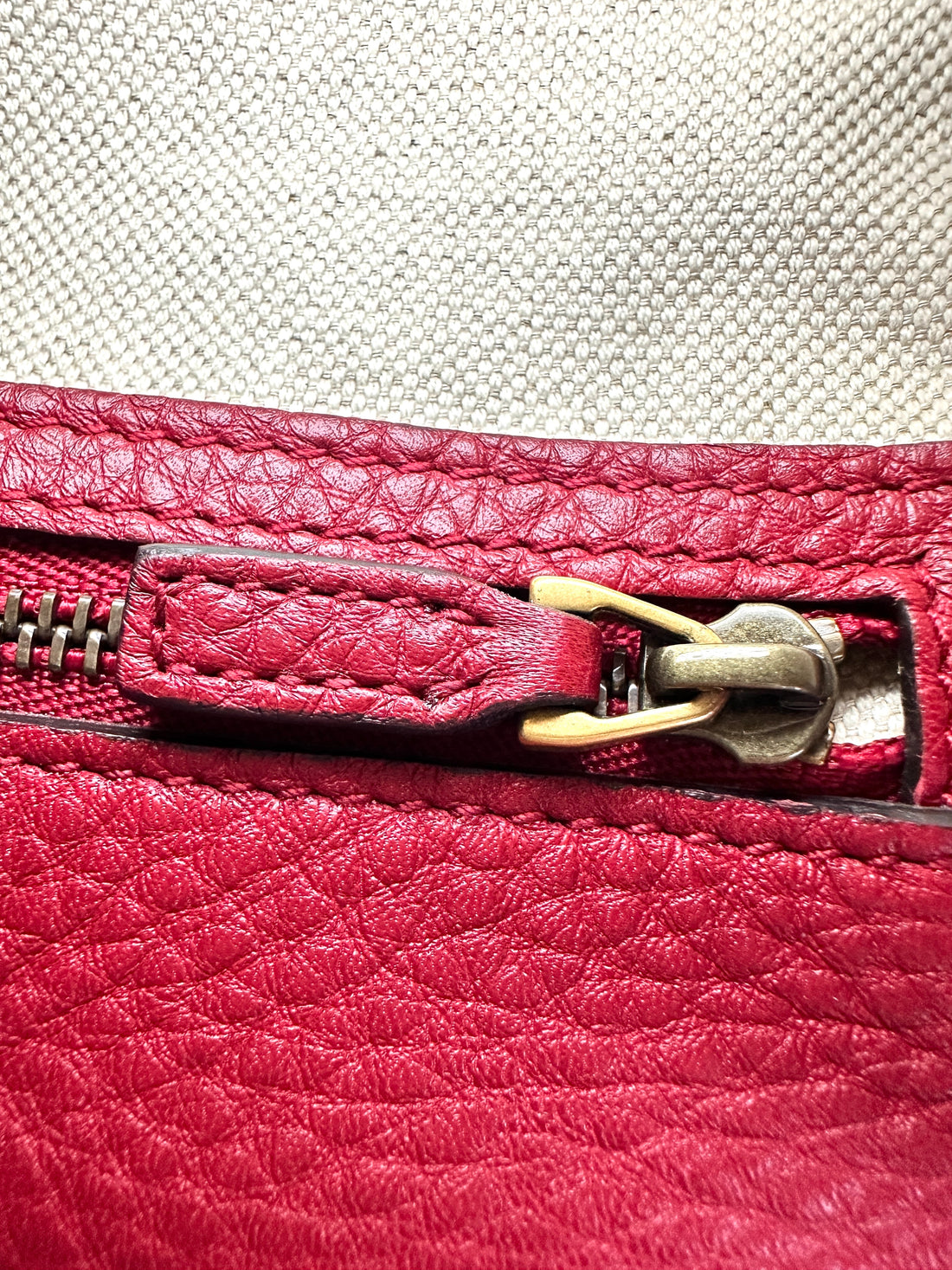 Gucci GG Marmont Red Raffia Woven Shoulder Bag GG873