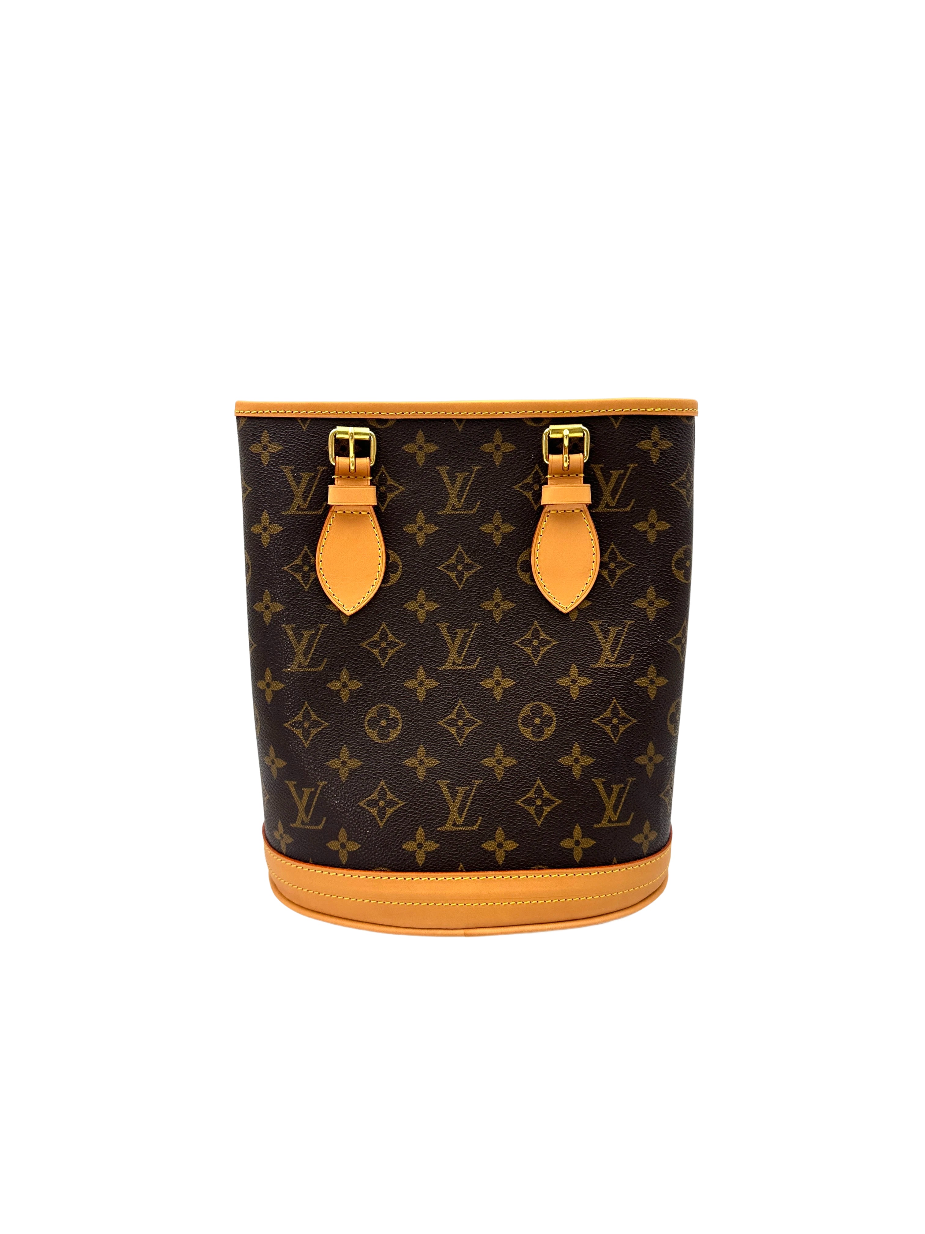 Louis Vuitton Petit Bucket 23 Monogram Canvas Shoulder Bag LV2500
