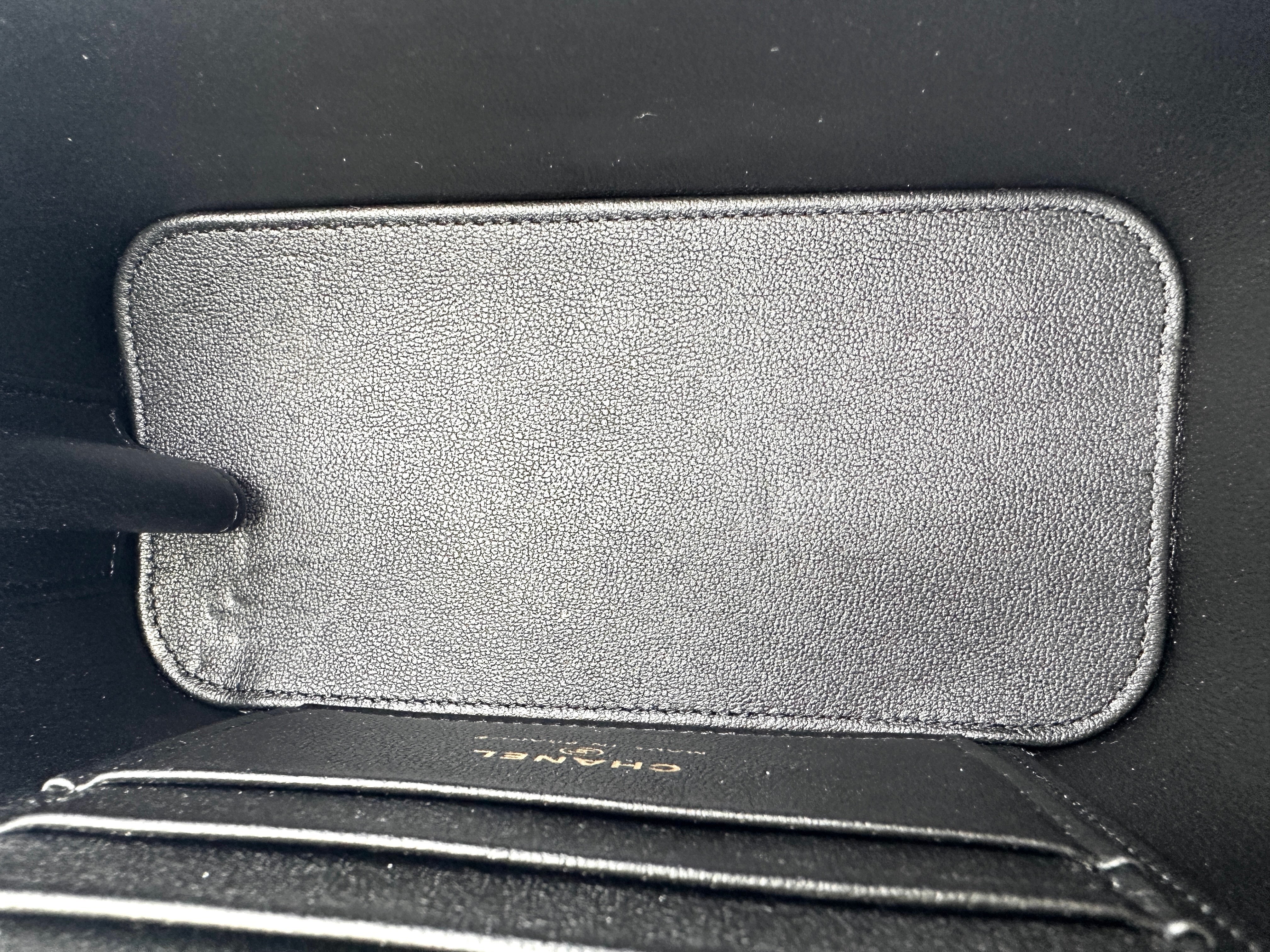 Chanel Black Quilted Lambskin Top Handle Vanity Case(CE***HC) IRIS187