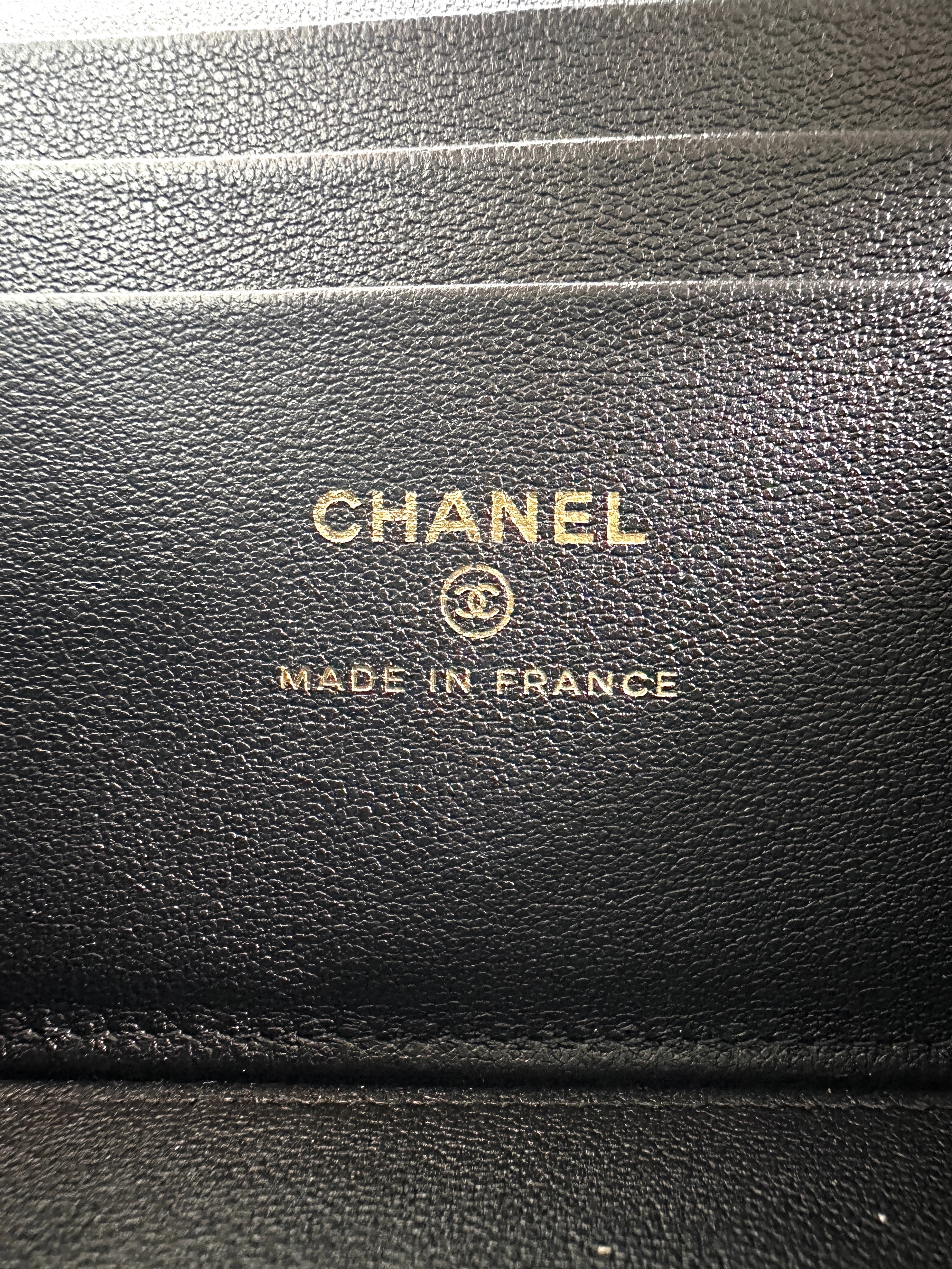 Chanel Black Quilted Lambskin Top Handle Vanity Case(CE***HC) IRIS187