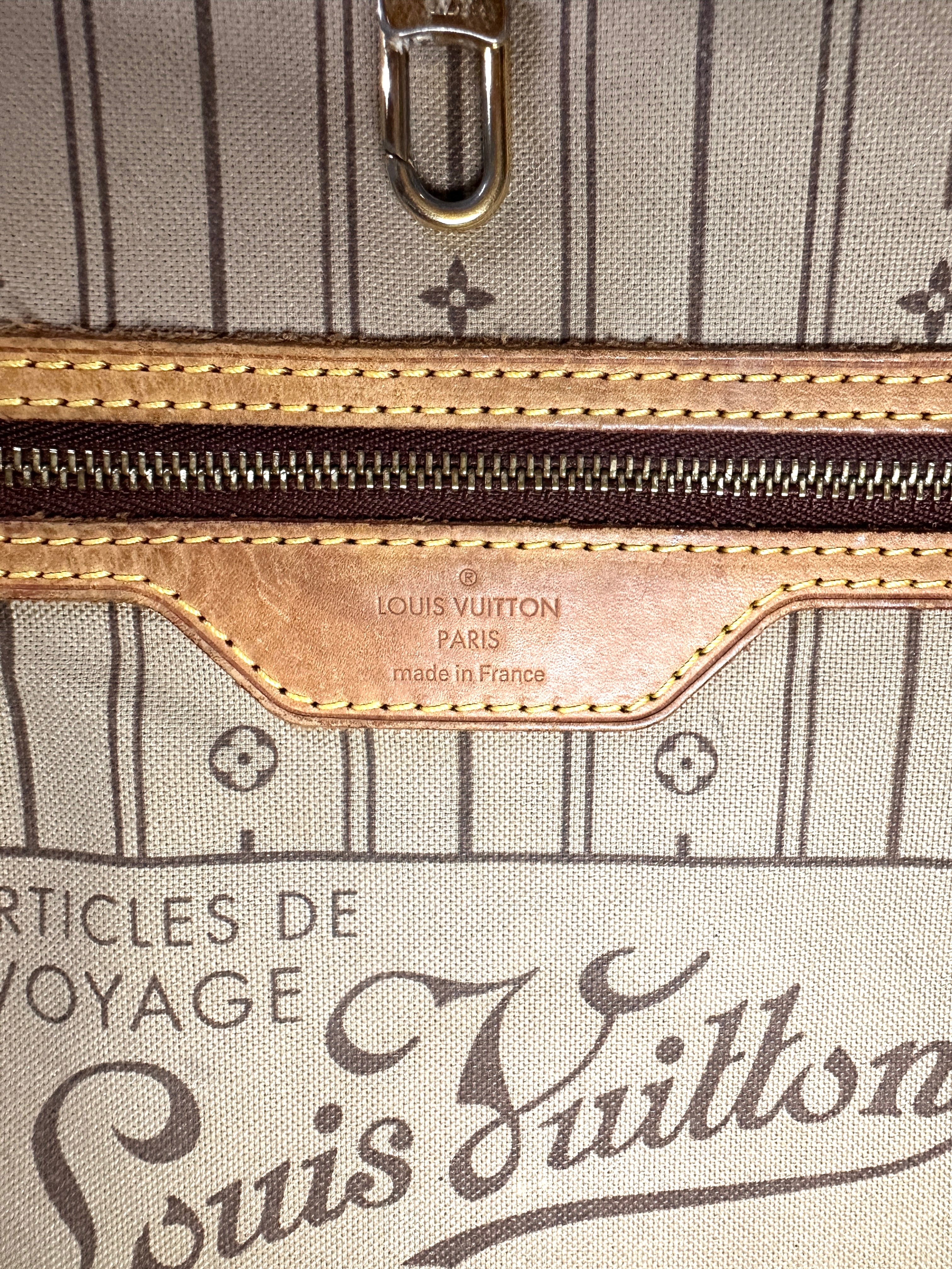 Louis Vuitton Neverfull Monogram Canvas Shoulder Bag LV2498