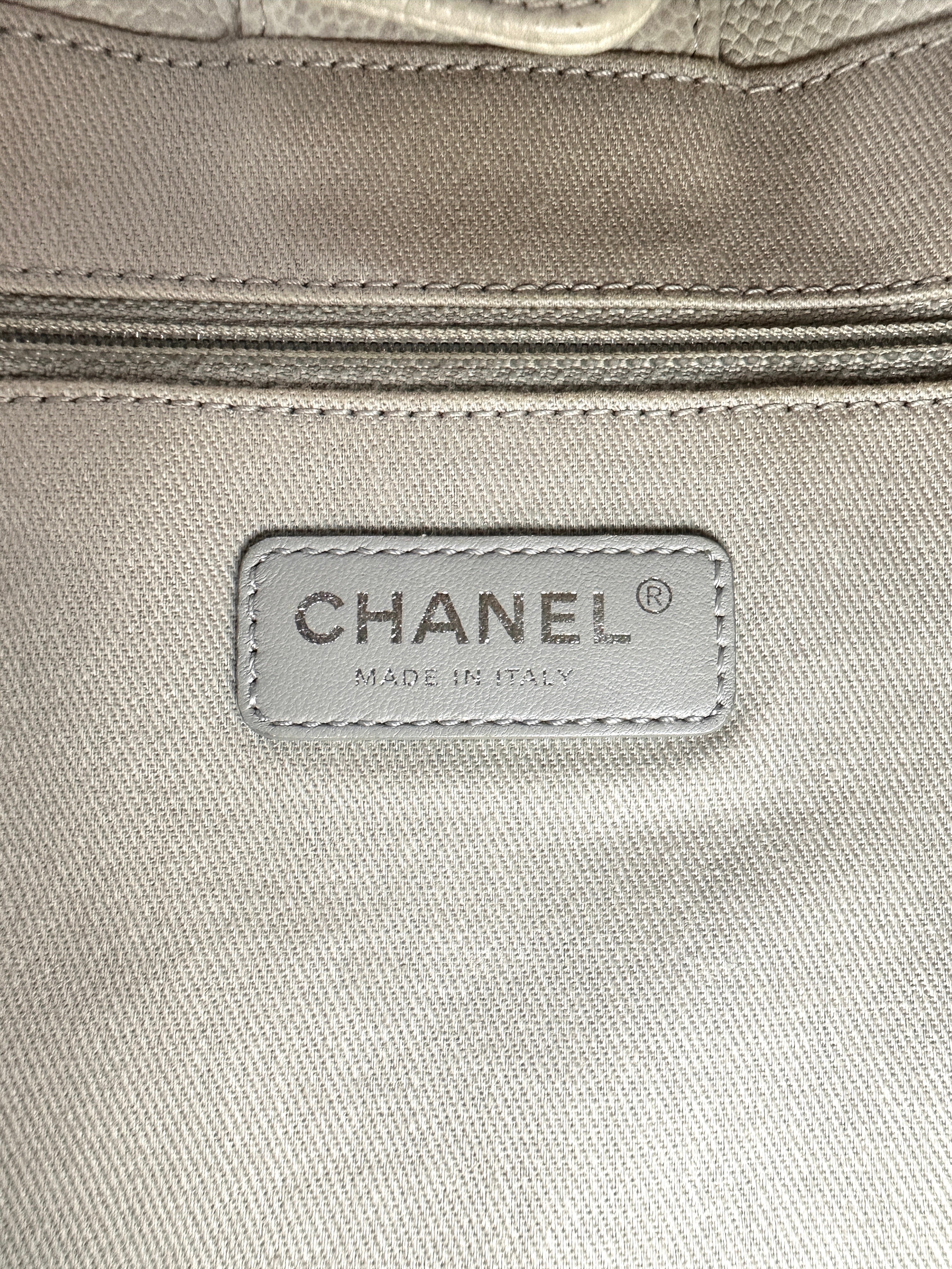 Chanel Deauville White Small Size Tote Handle Bag(22***22) CC1829