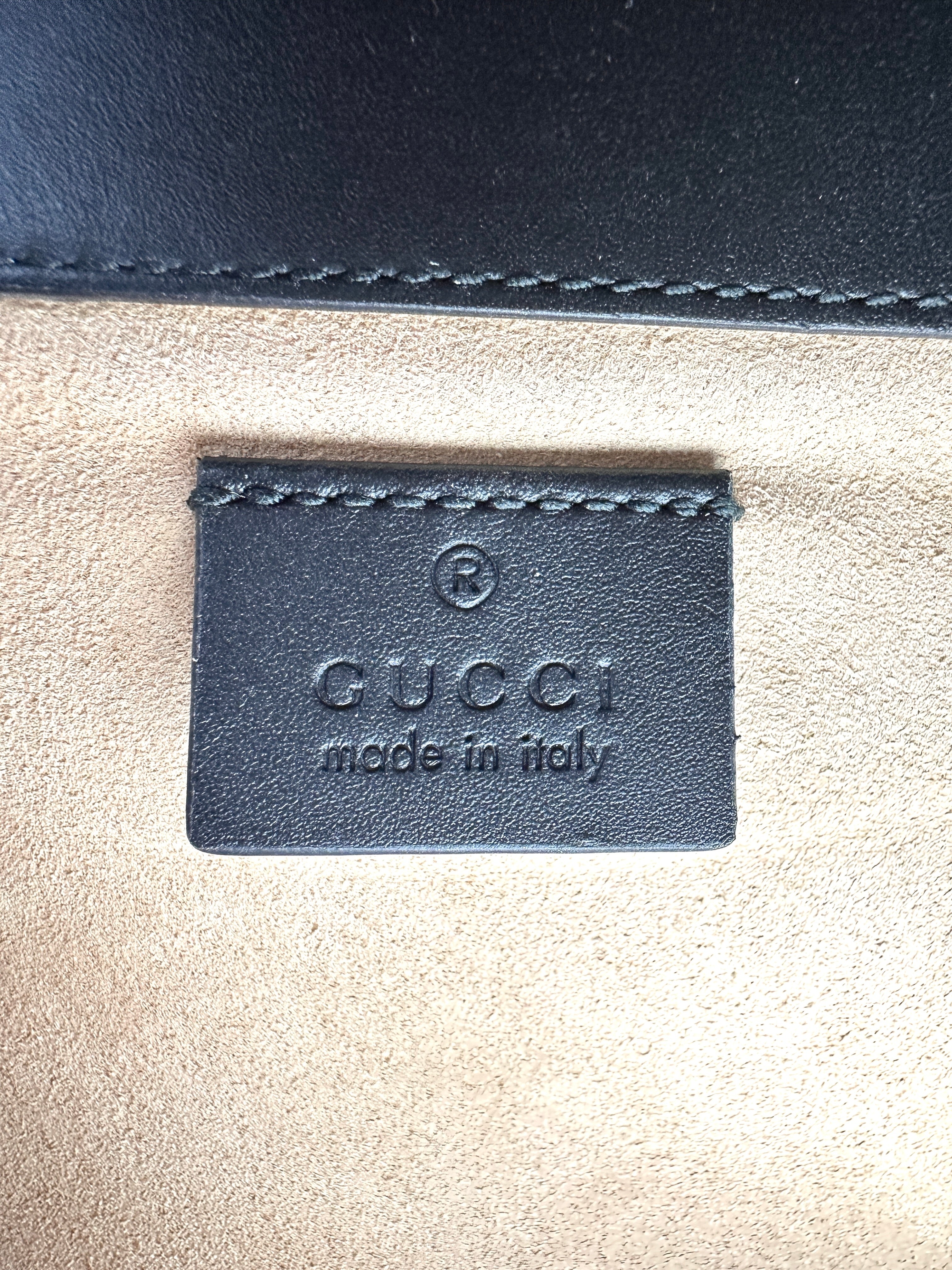 Gucci Dionysus Navy Velvet Shoulder Bag GG876