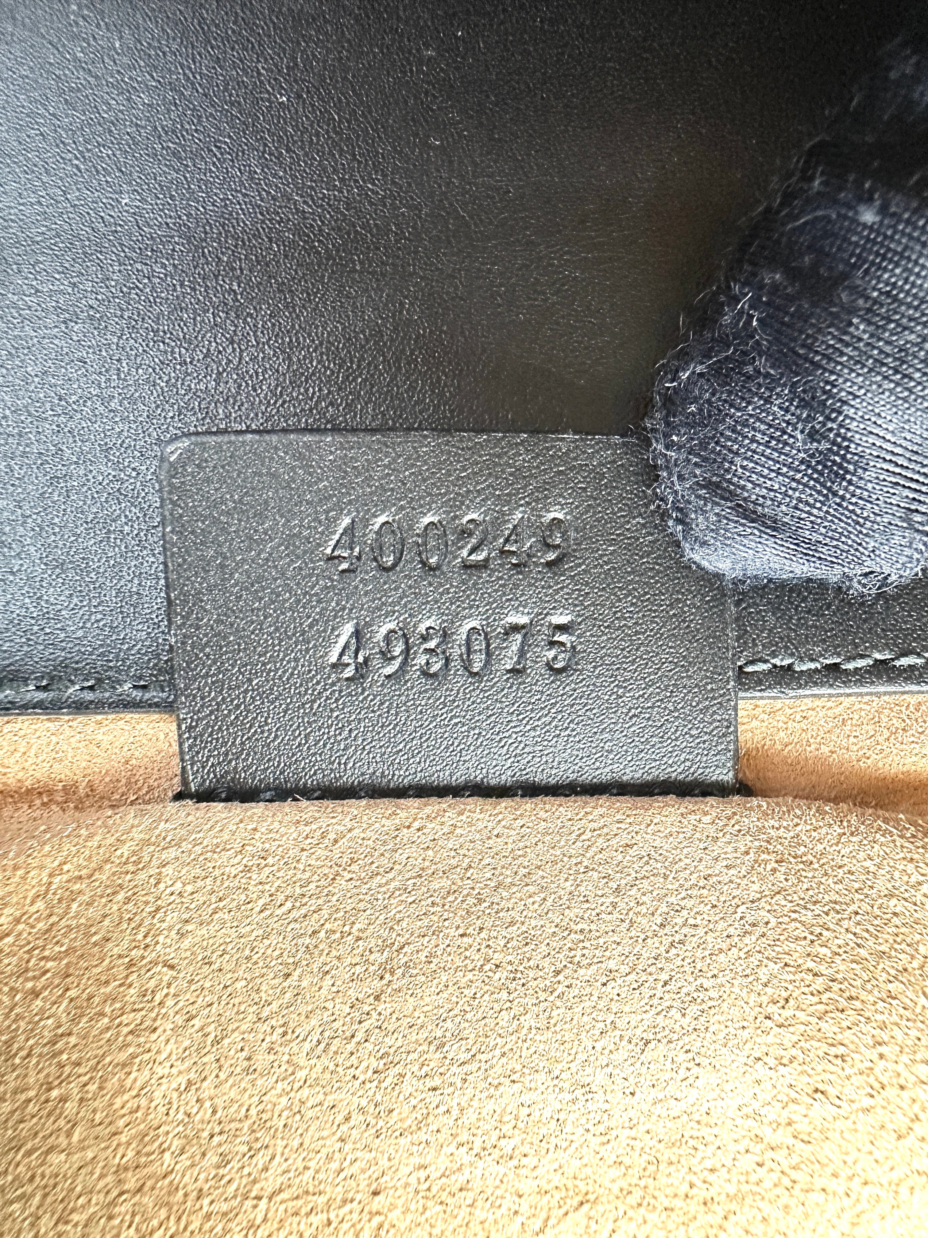 Gucci Dionysus Navy Velvet Shoulder Bag GG876