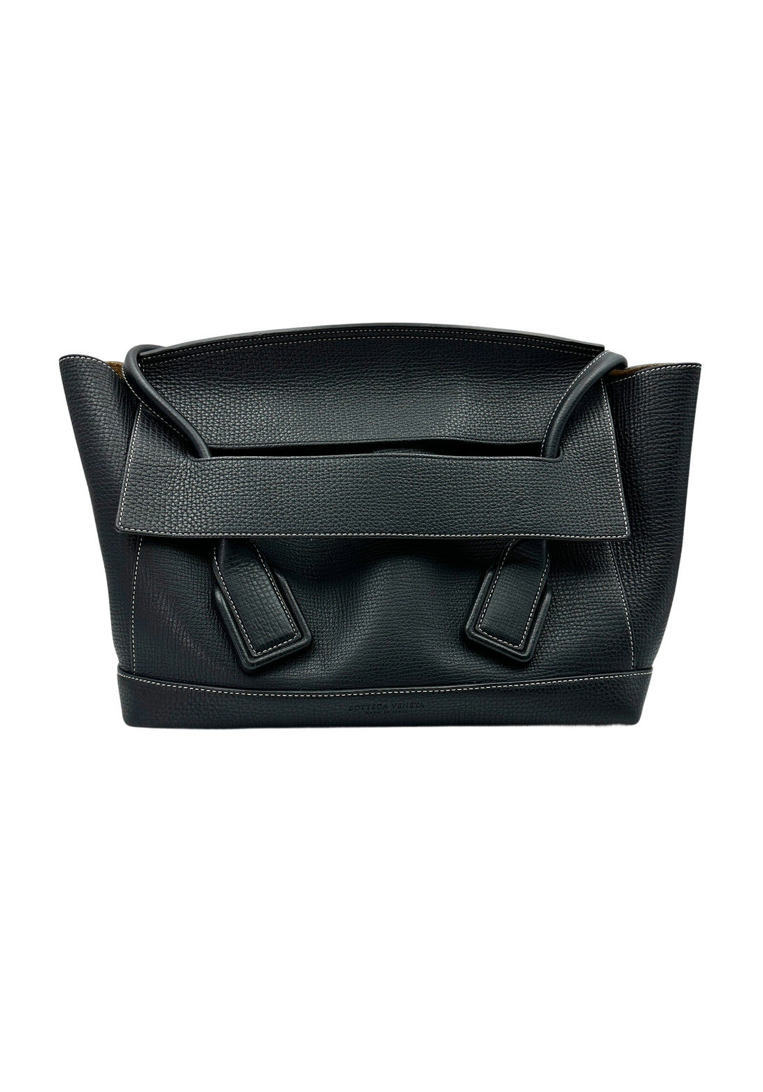Bottega Veneta Arco Black Leather Tote Handle bag BV124