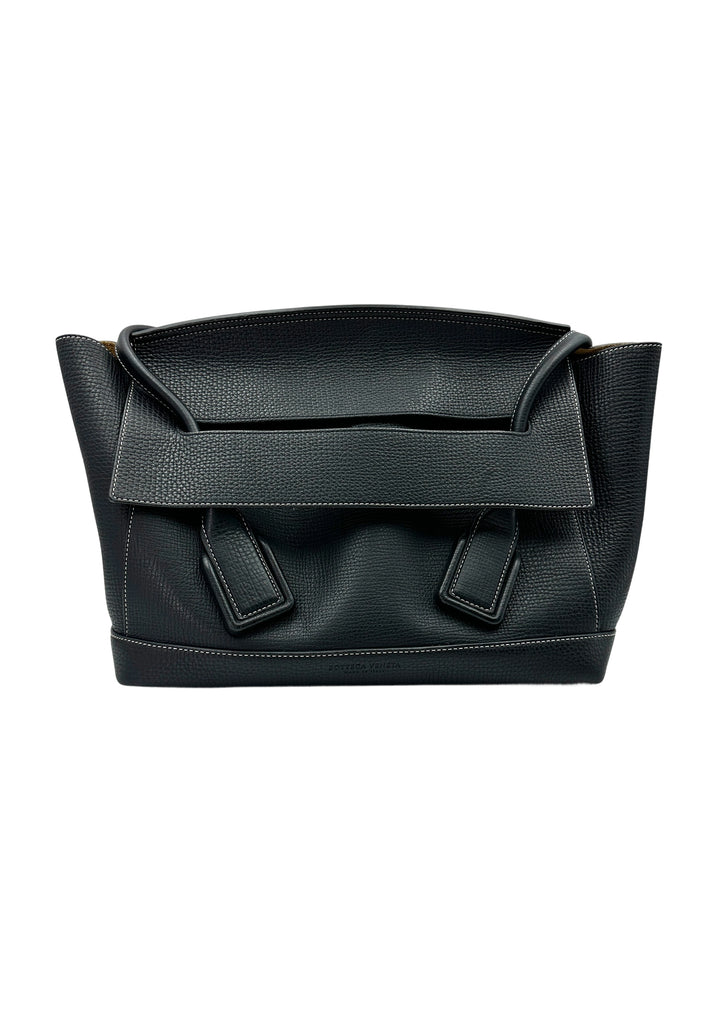 Bottega Veneta Arco Black Leather Tote Handle bag BV124