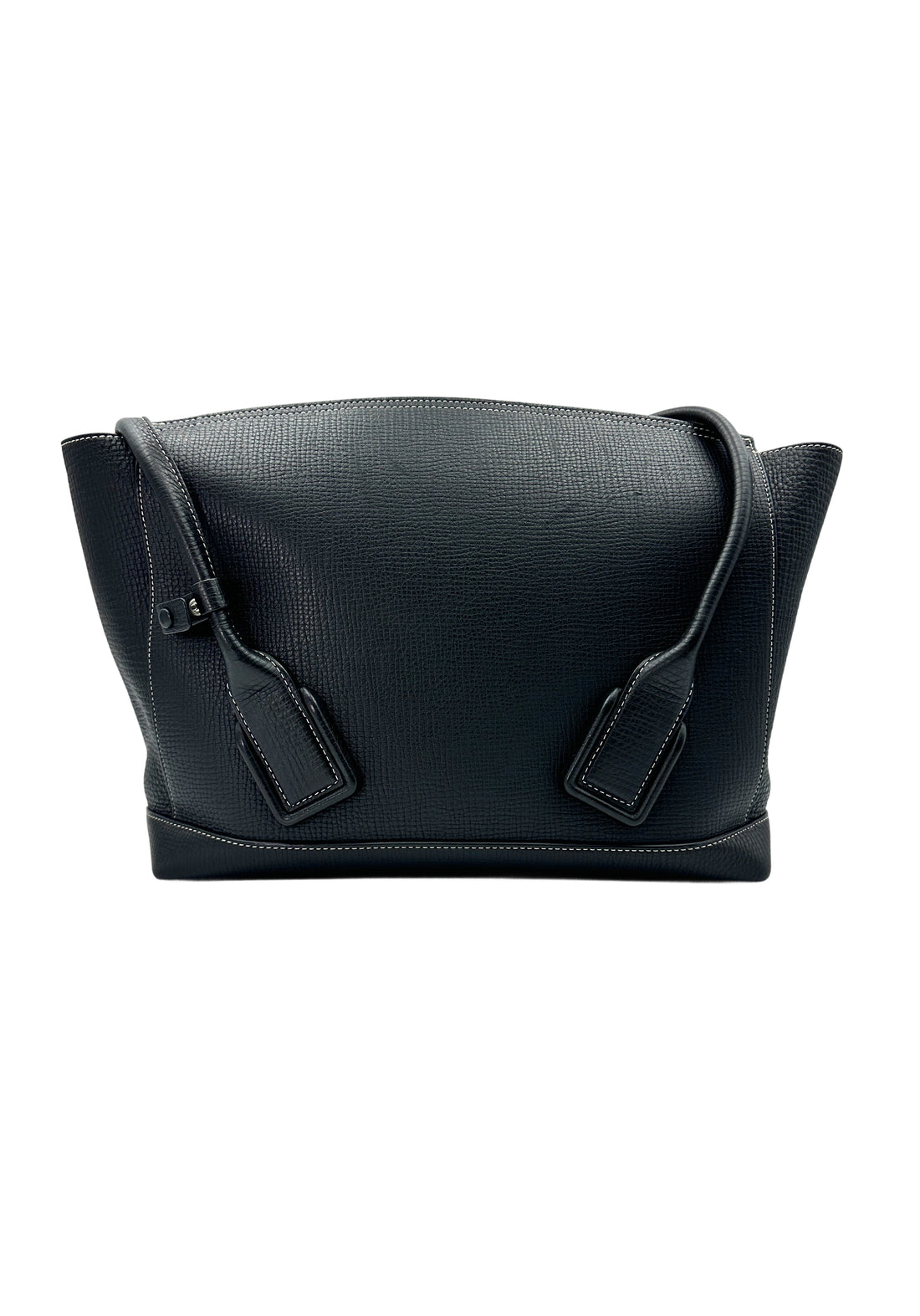 Bottega Veneta Arco Black Leather Tote Handle bag BV124