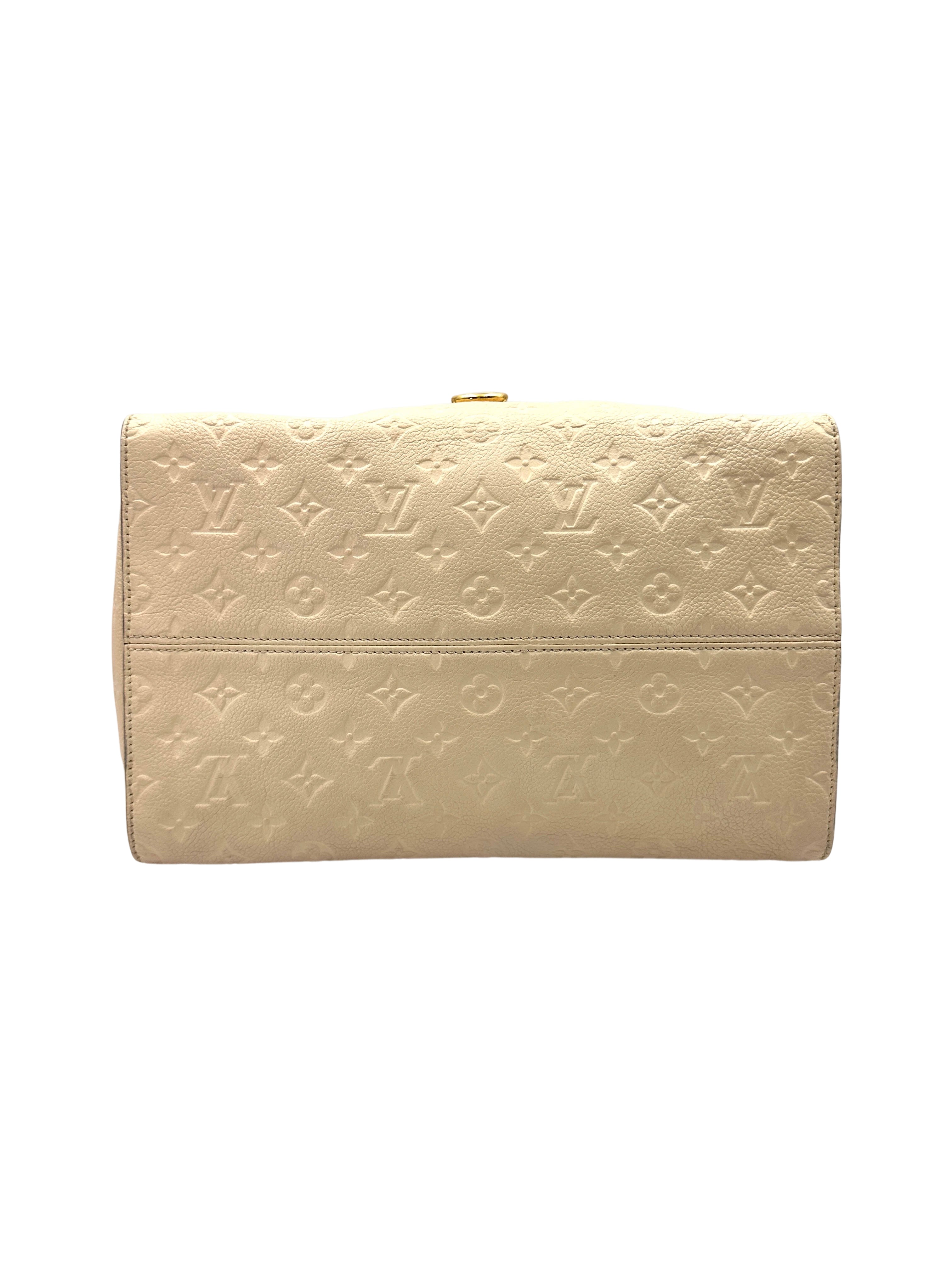 Louis Vuitton Inspiree Beige Monogram Canvas Leather Handle Bag LV2515