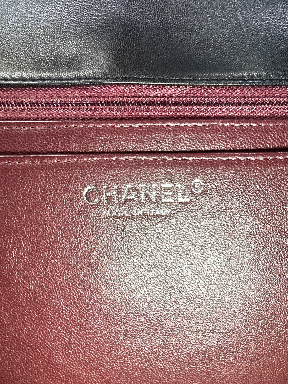 Chanel Classic Flap Black Quilted Lambskin Maxi Flap Bag With Silver Buckle(13***54) IRIS186