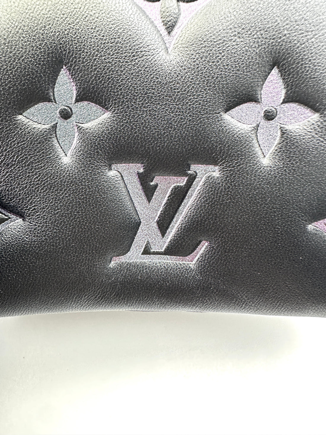 Louis Vuitton LV Ski Collection Coussion Black Monogram Empreinte Embossed Bag With Iridescent Hardware LV2503