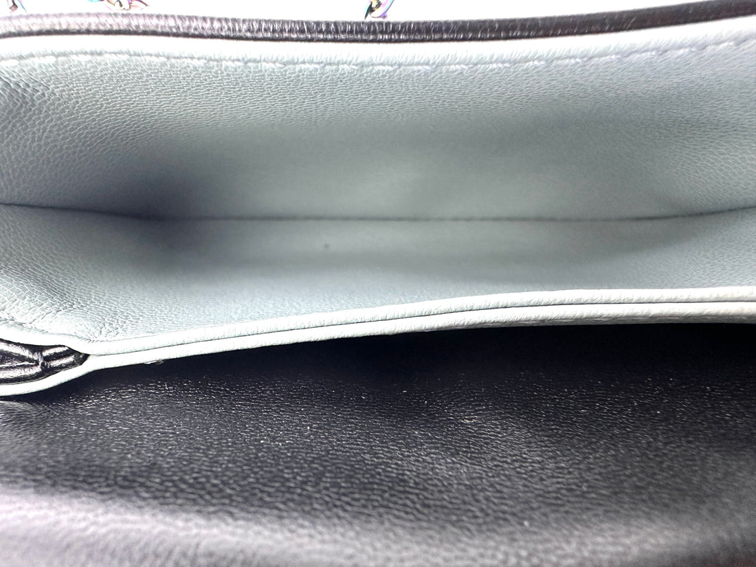 Louis Vuitton LV Ski Collection Coussion Black Monogram Empreinte Embossed Bag With Iridescent Hardware LV2503