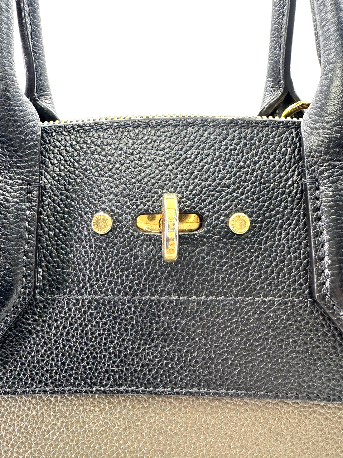 Louis Vuitton City Steamer Black/Grey Grained Leather Handle Bag LV2610