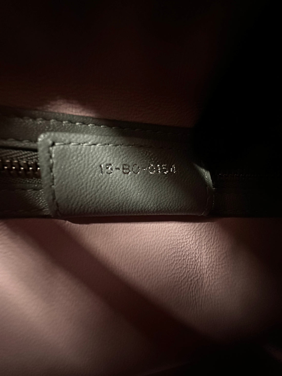 Christian Dior Lady Dior Pink Cannage Leather Handle Bag With Silver Charms DR695
