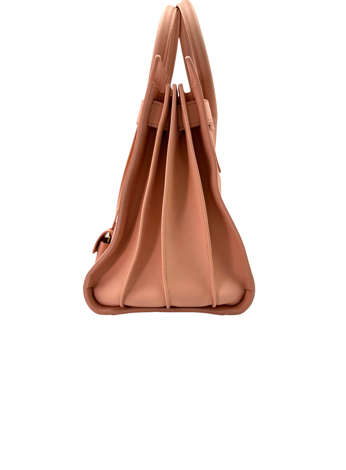 Saint Laurent Sac de Jour Pink Leather Handle Bag SL191