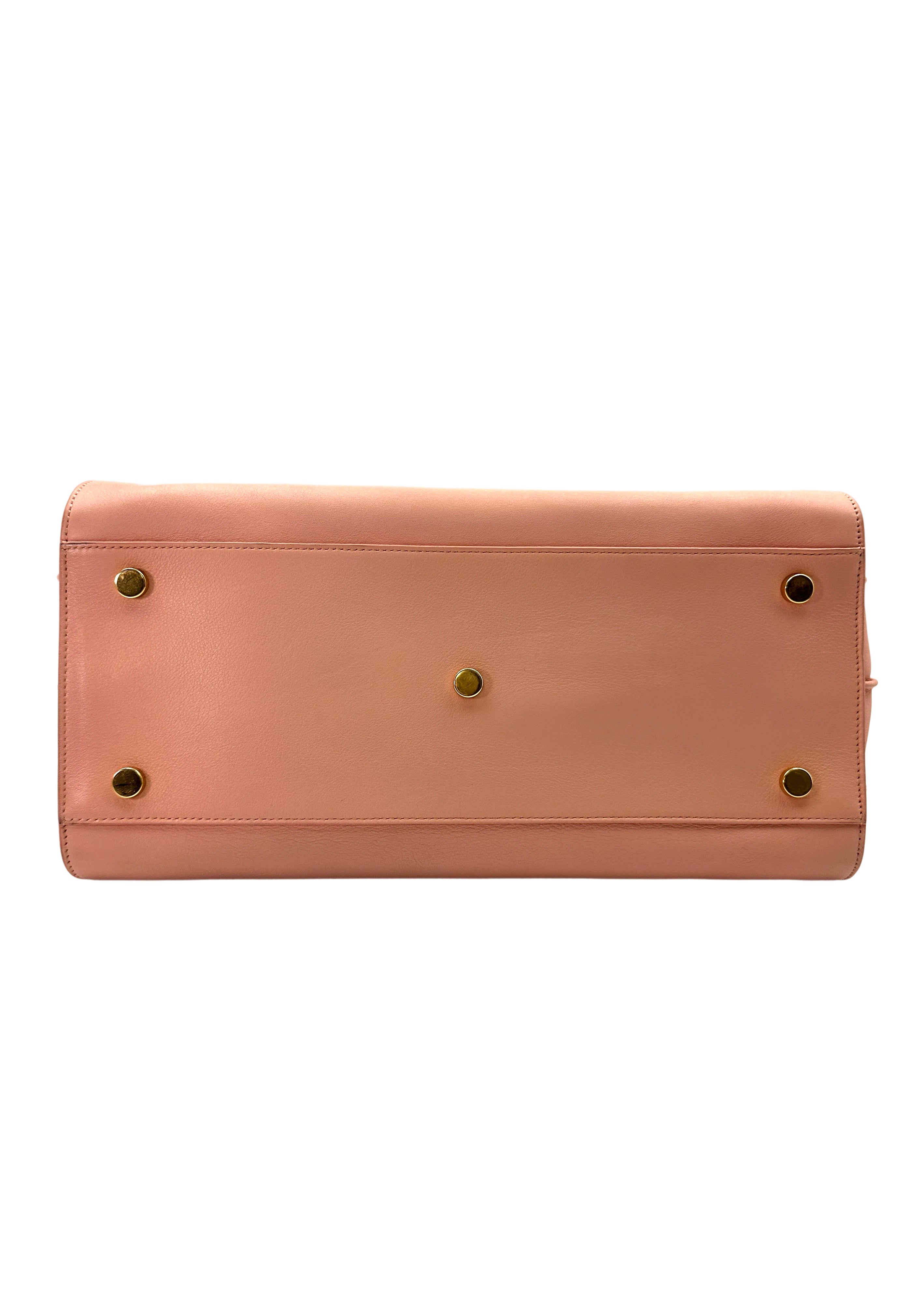 Saint Laurent Sac de Jour Pink Leather Handle Bag SL191