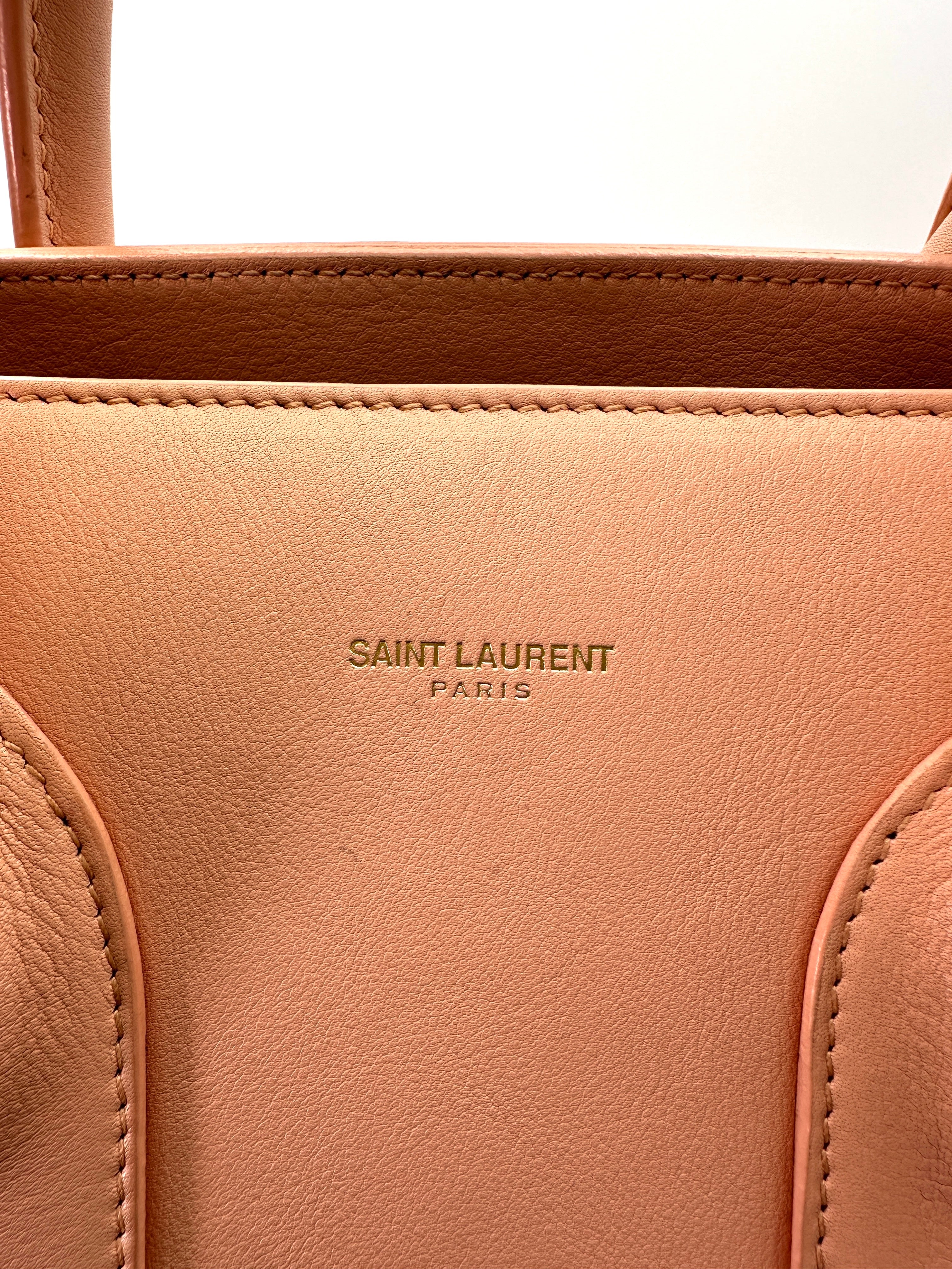 Saint Laurent Sac de Jour Pink Leather Handle Bag SL191