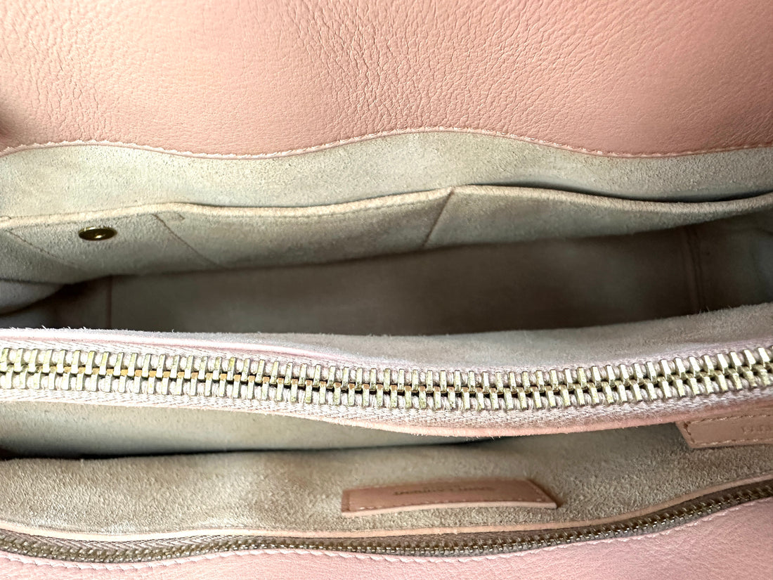 Saint Laurent Sac de Jour Pink Leather Handle Bag SL191