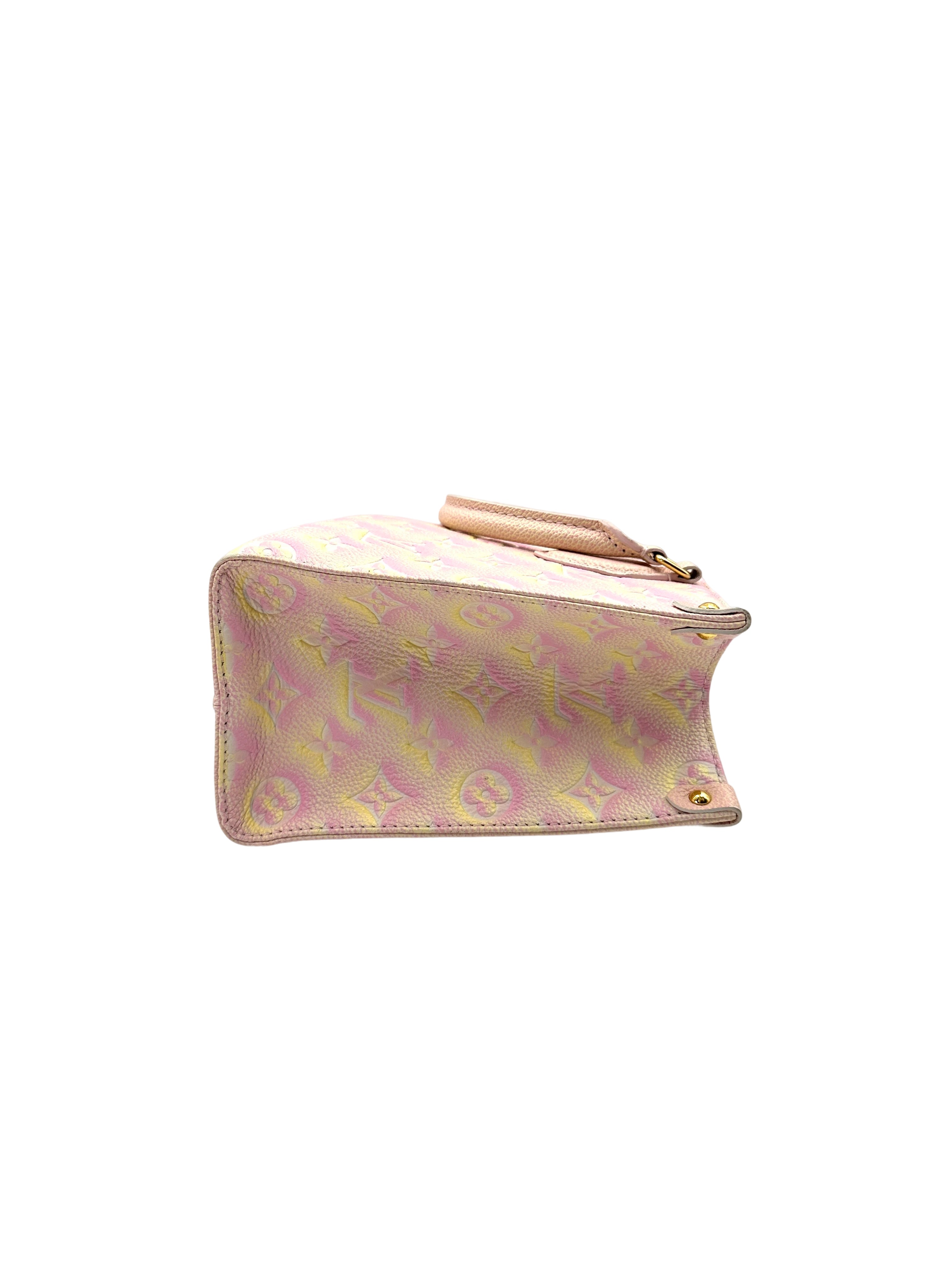 Louis Vuitton Summer Stardust OnTheGo PM Pink Empreinte Leather Handle Bag LV2508
