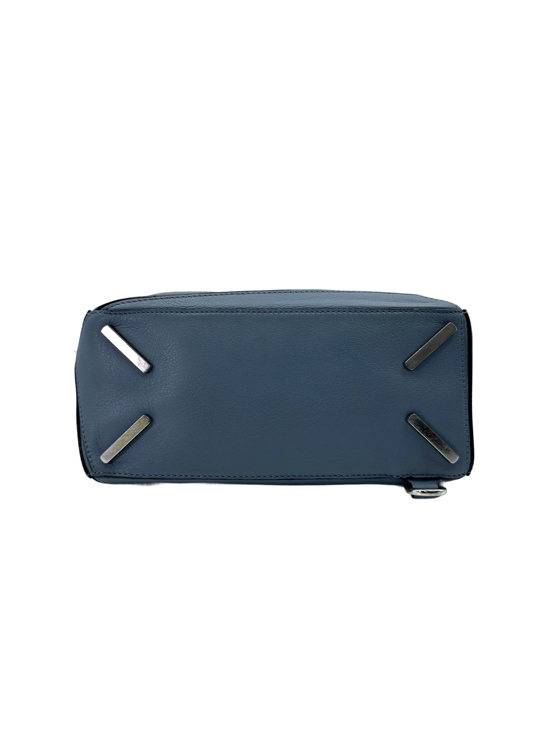 Loewe Puzzle Blue Leather Small Size Shoulder Bag LW84