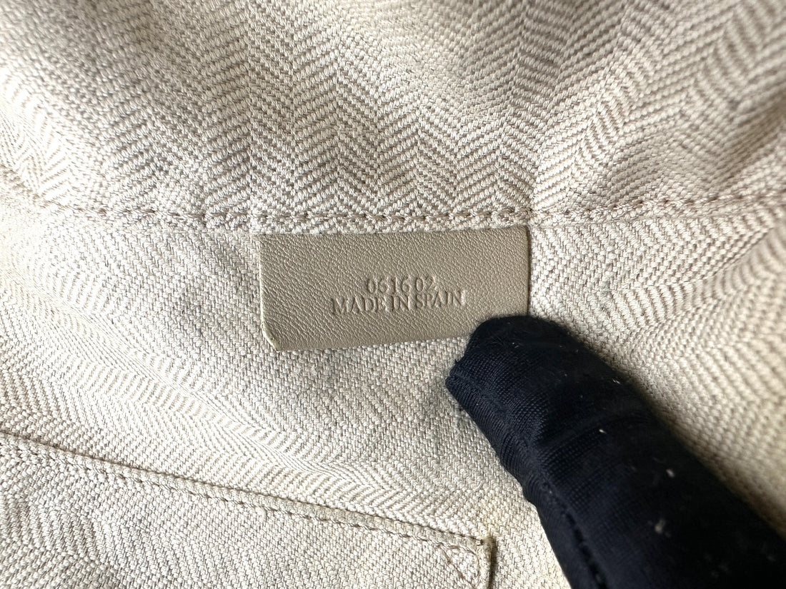 Loewe Puzzle Blue Leather Small Size Shoulder Bag LW84