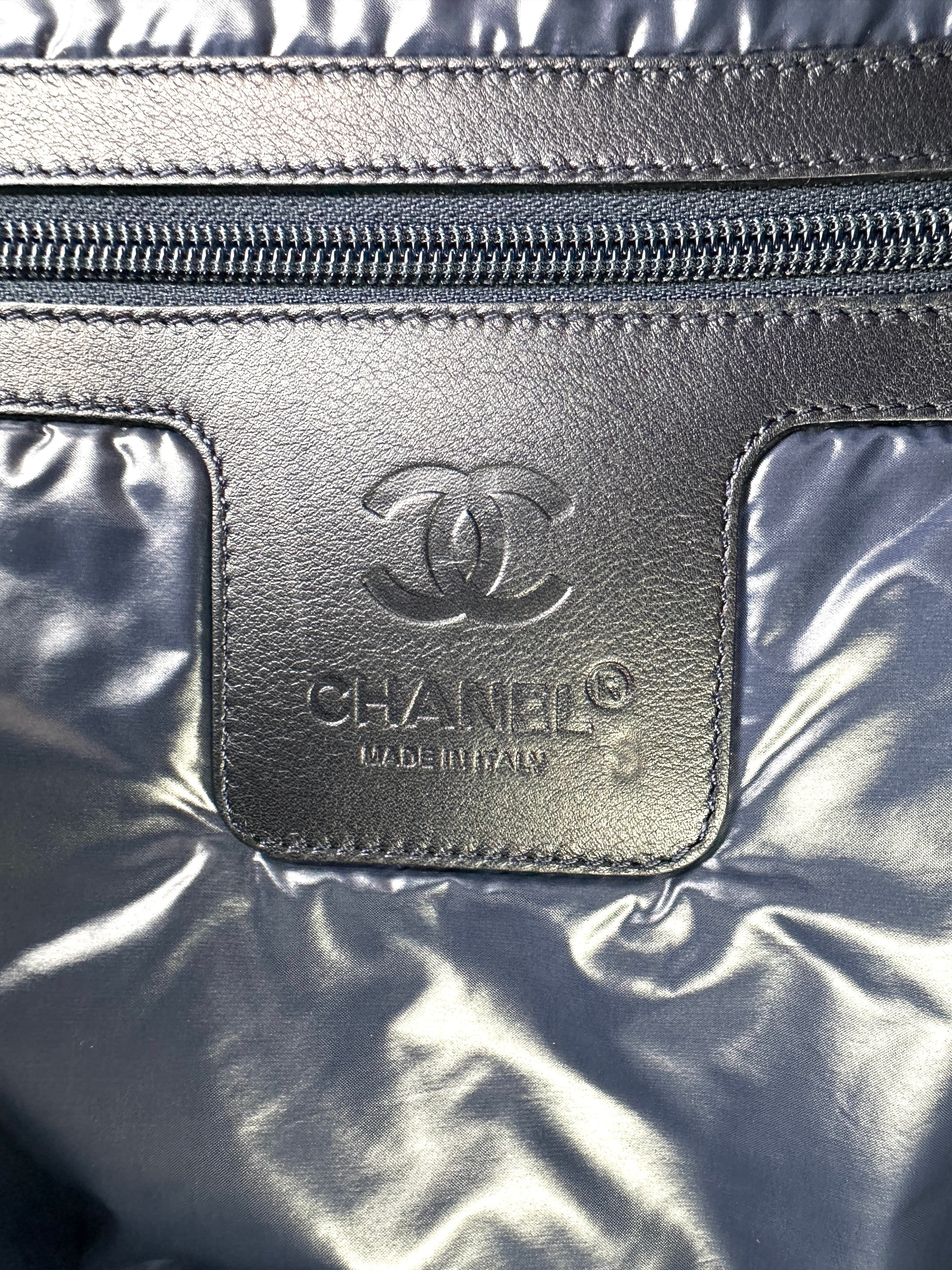 Chanel Coco Cocoon Silver Quilted Puffy Leather Handle Bag(15***55) CC1838