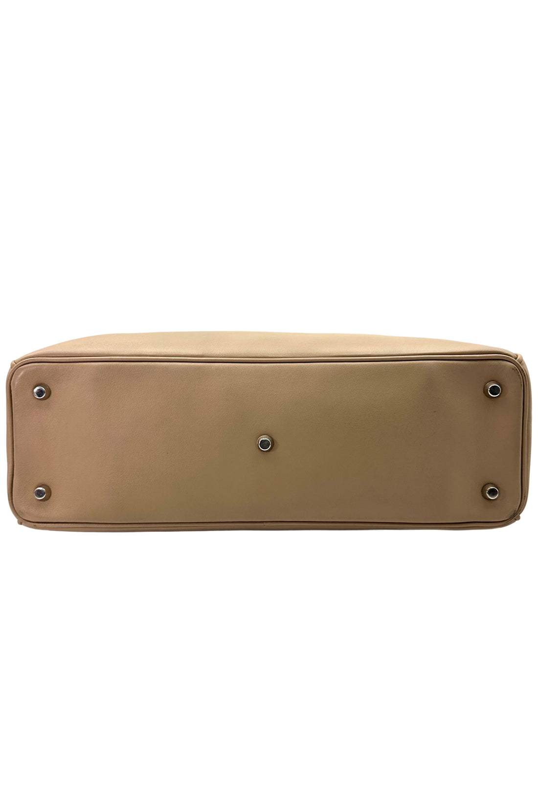 Christian Dior Diorissimo Beige Leather Large Size Top Handle Bag DR694