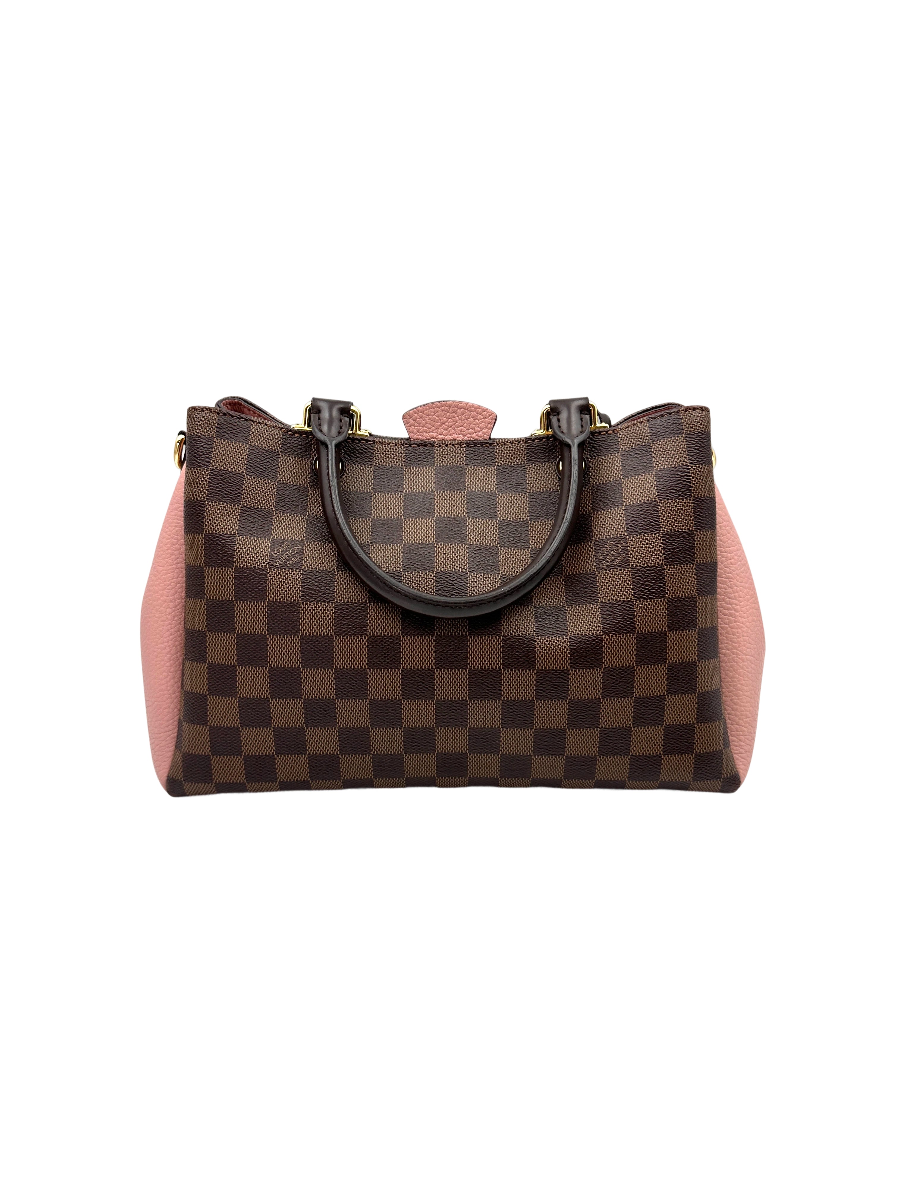 Louis Vuitton Brittany Damier Ebene Canvas Small Size Handle Bag LV2533