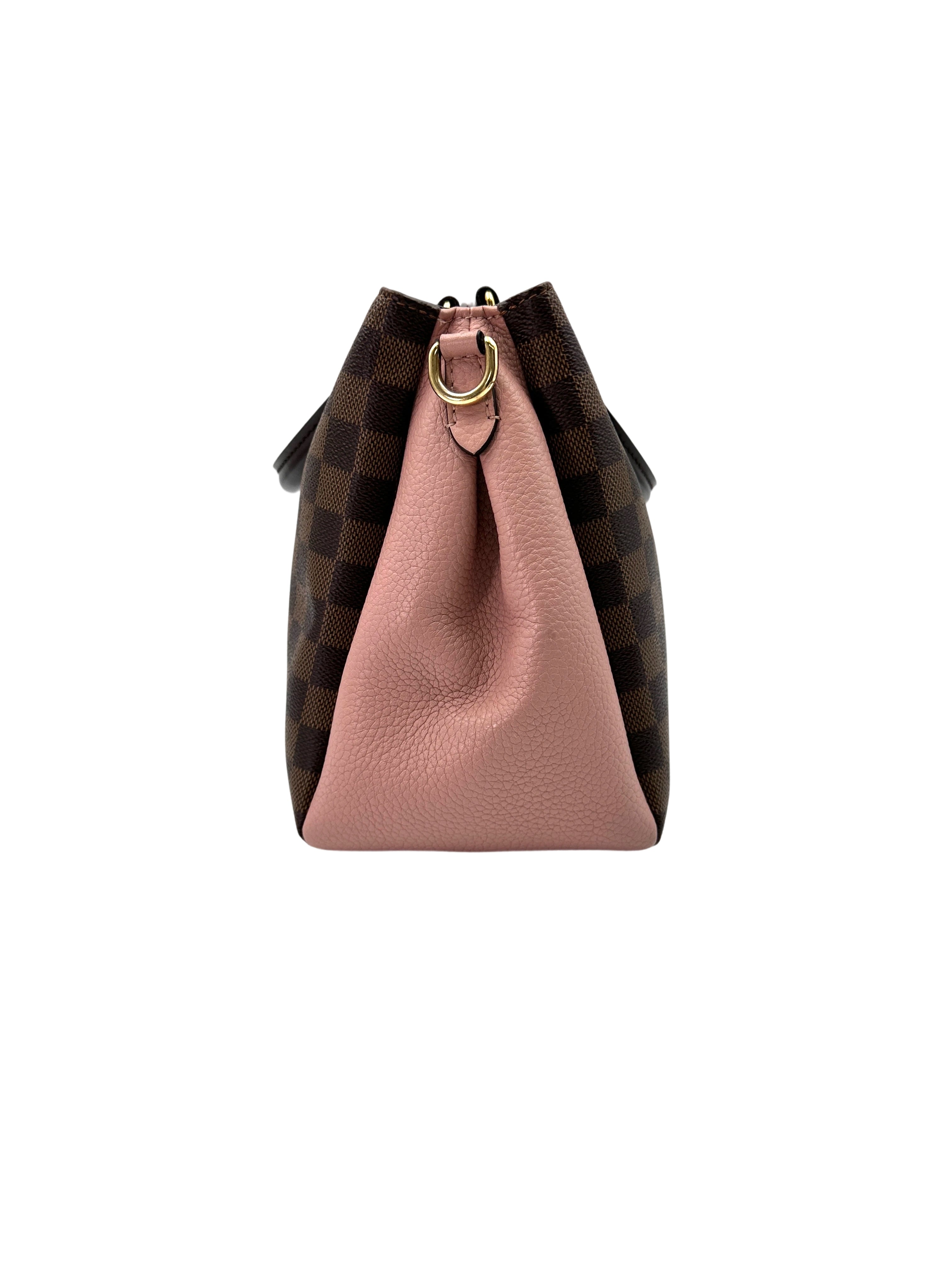 Louis Vuitton Brittany Damier Ebene Canvas Small Size Handle Bag LV2533