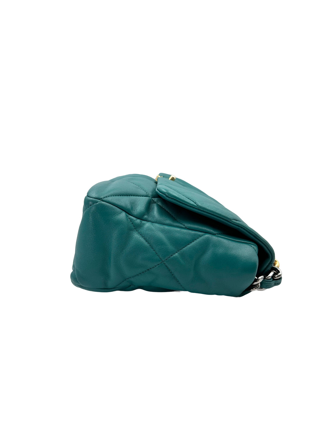 Chanel 19Bag Green Quilted Lambskin Medium Size Flap Bag With Gold Hardware(30***57) CC1833