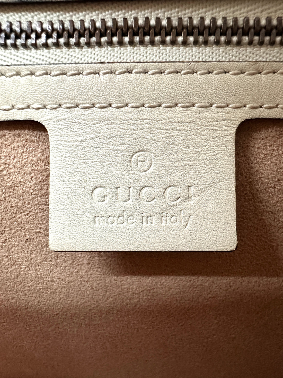 Gucci Queen Margaret Bee Black/White Leather Top Handle Bag GG878